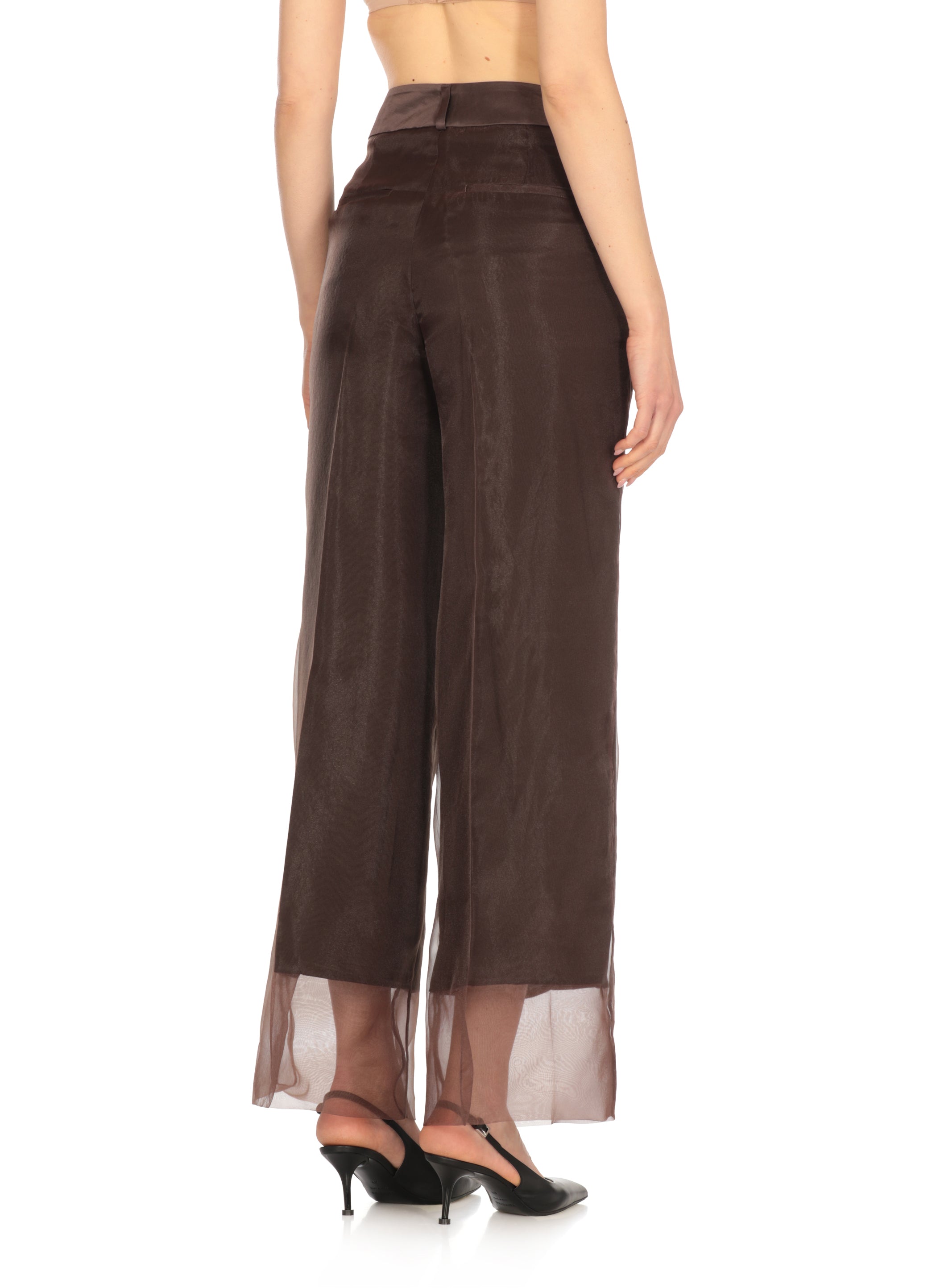 Peserico Aurea Trousers Brown