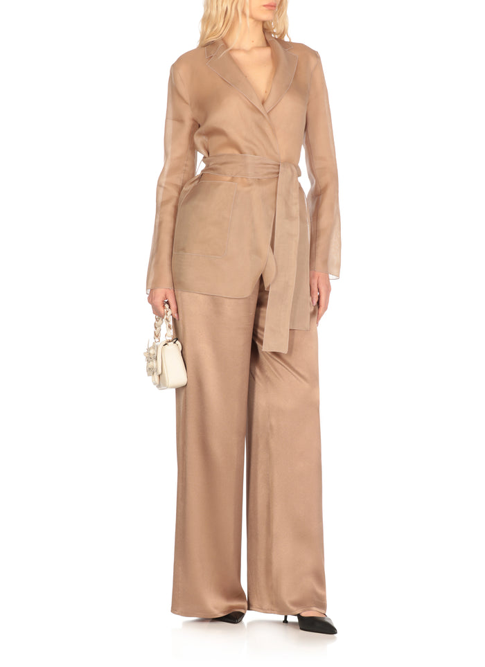 Antonelli Firenze Jackets Brown Silk