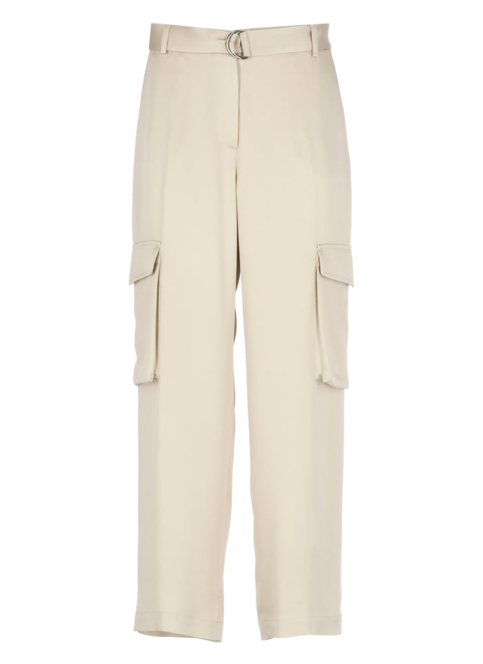 Antonelli Firenze Trousers Beige Acetate Viscose