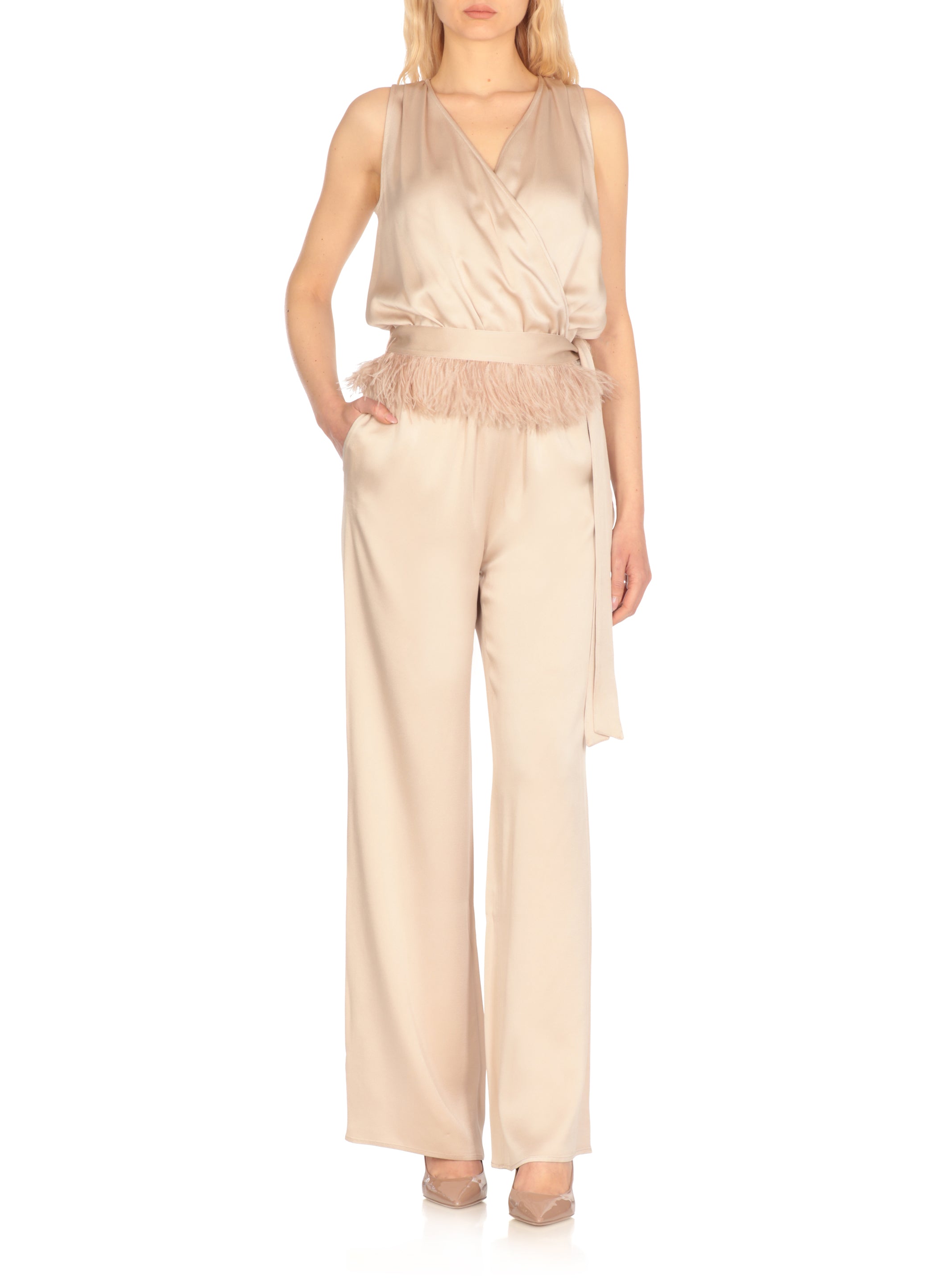 Antonelli Firenze Dresses Beige Acetate Viscose