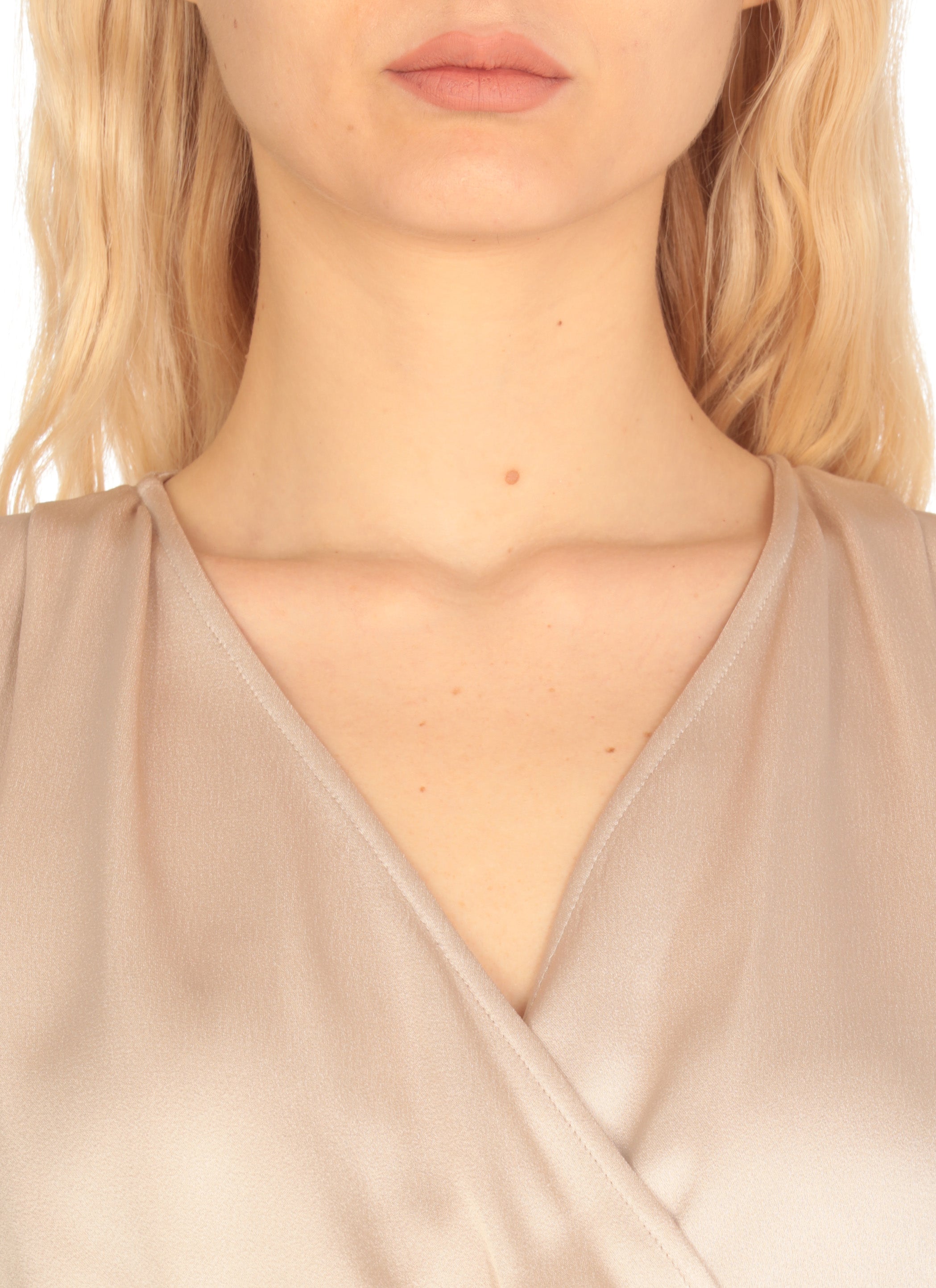 Antonelli Firenze Dresses Beige Acetate Viscose