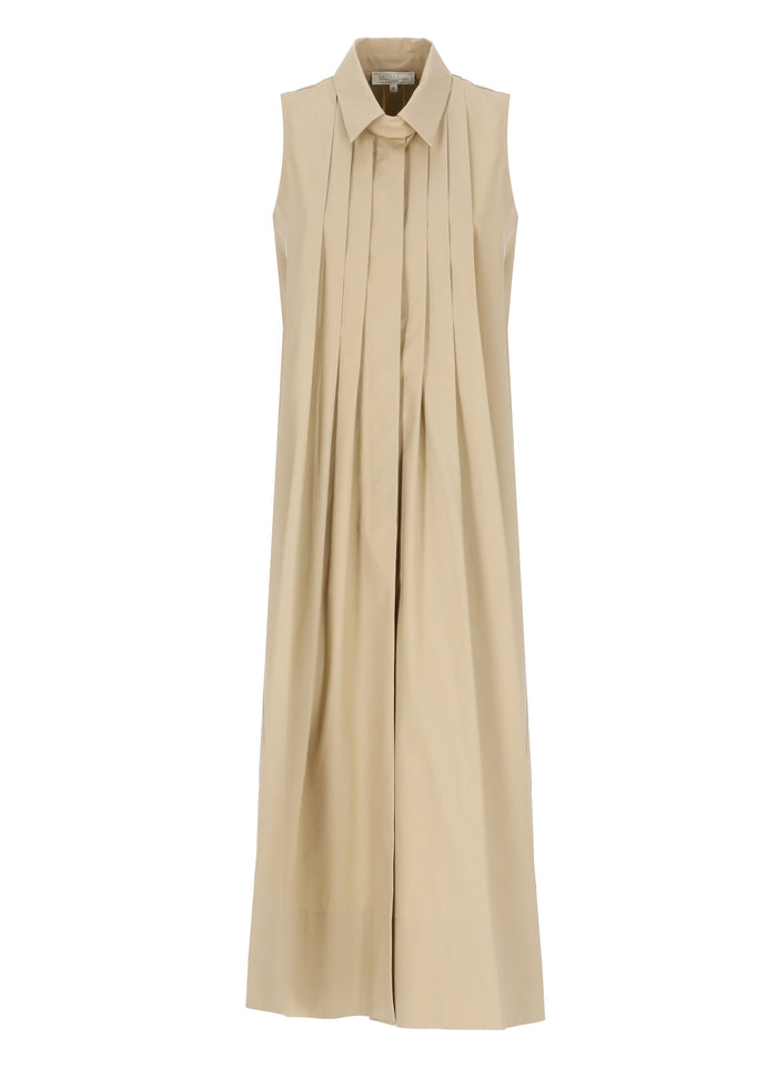 Antonelli Firenze Dresses Brown Cotton Elastane