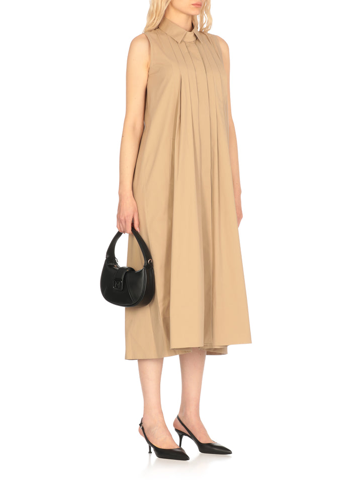 Antonelli Firenze Dresses Brown Cotton Elastane