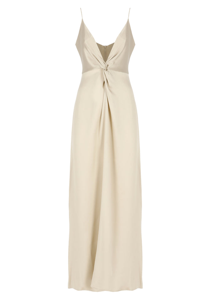 Antonelli Firenze Dresses Beige Acetate Silk