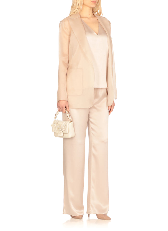 Antonelli Firenze Jackets Beige Silk