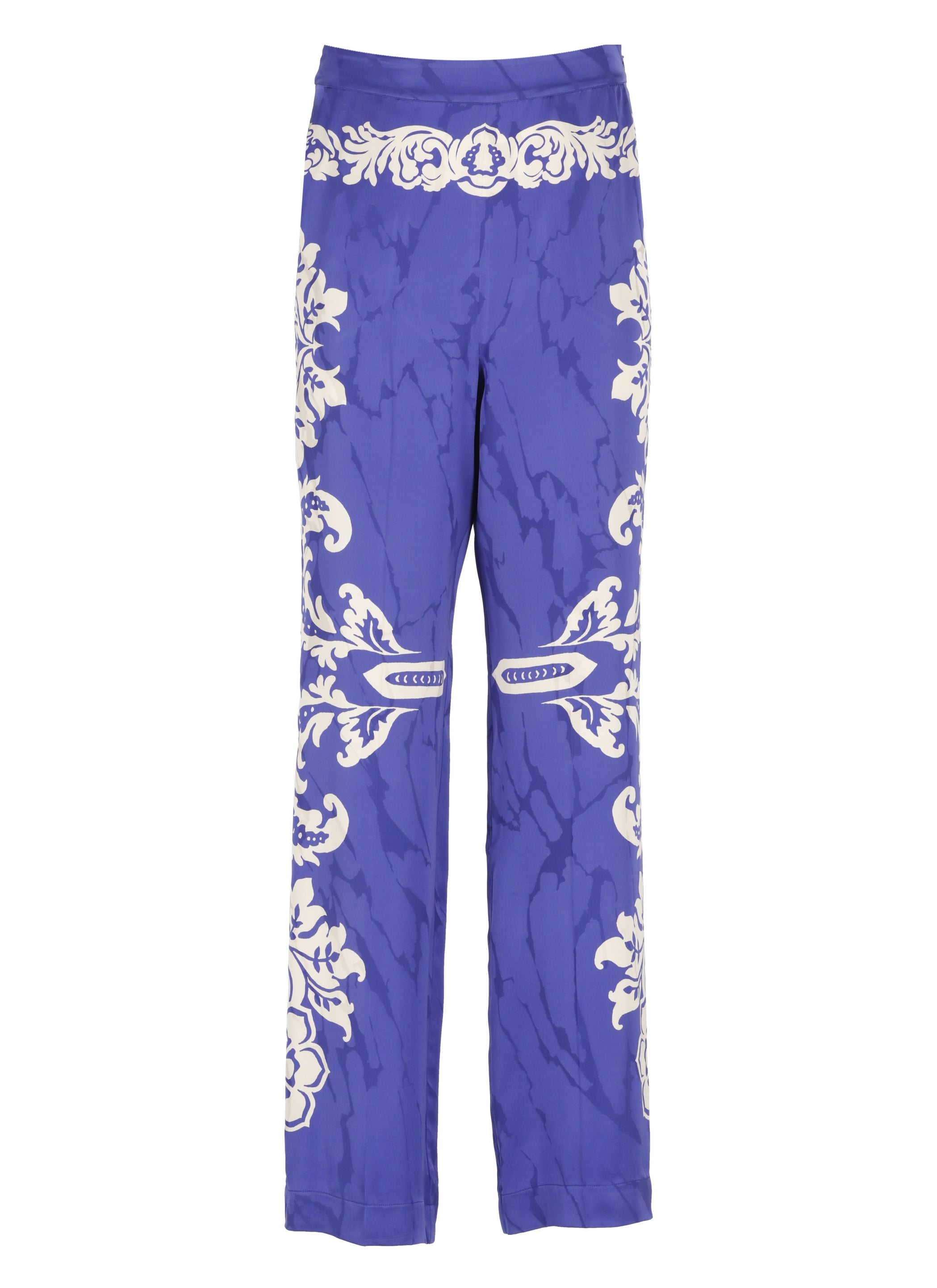 Etro Trousers Purple Viscose