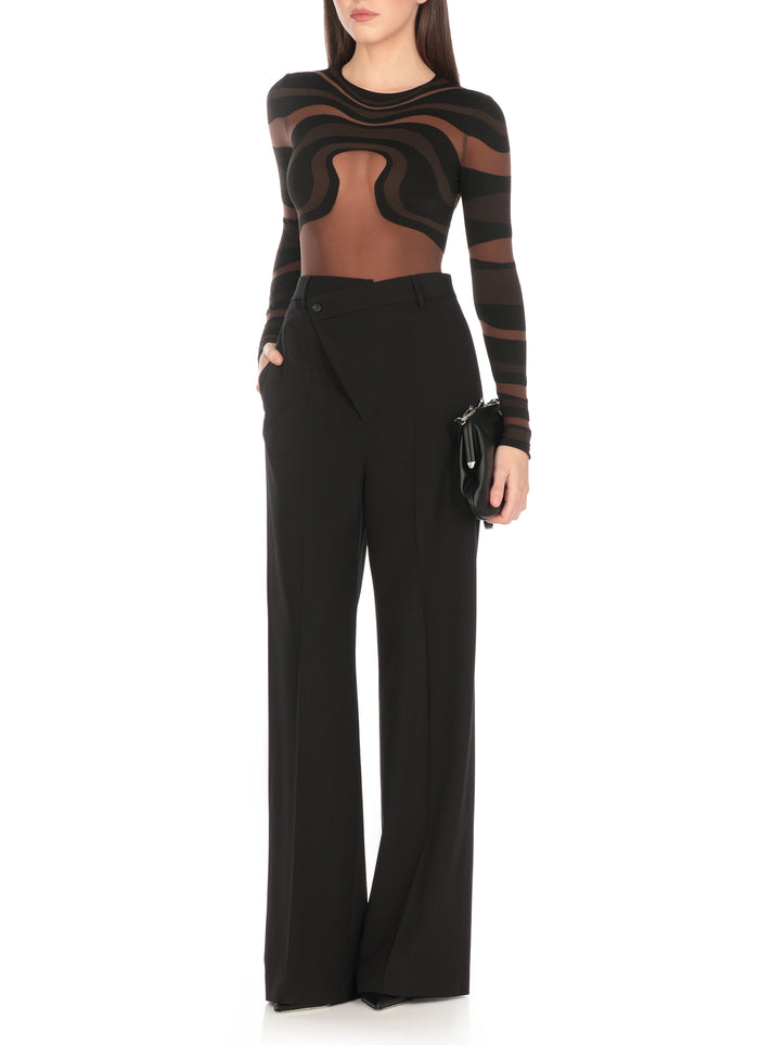 Wolford Top Brown Polyamide Elastane