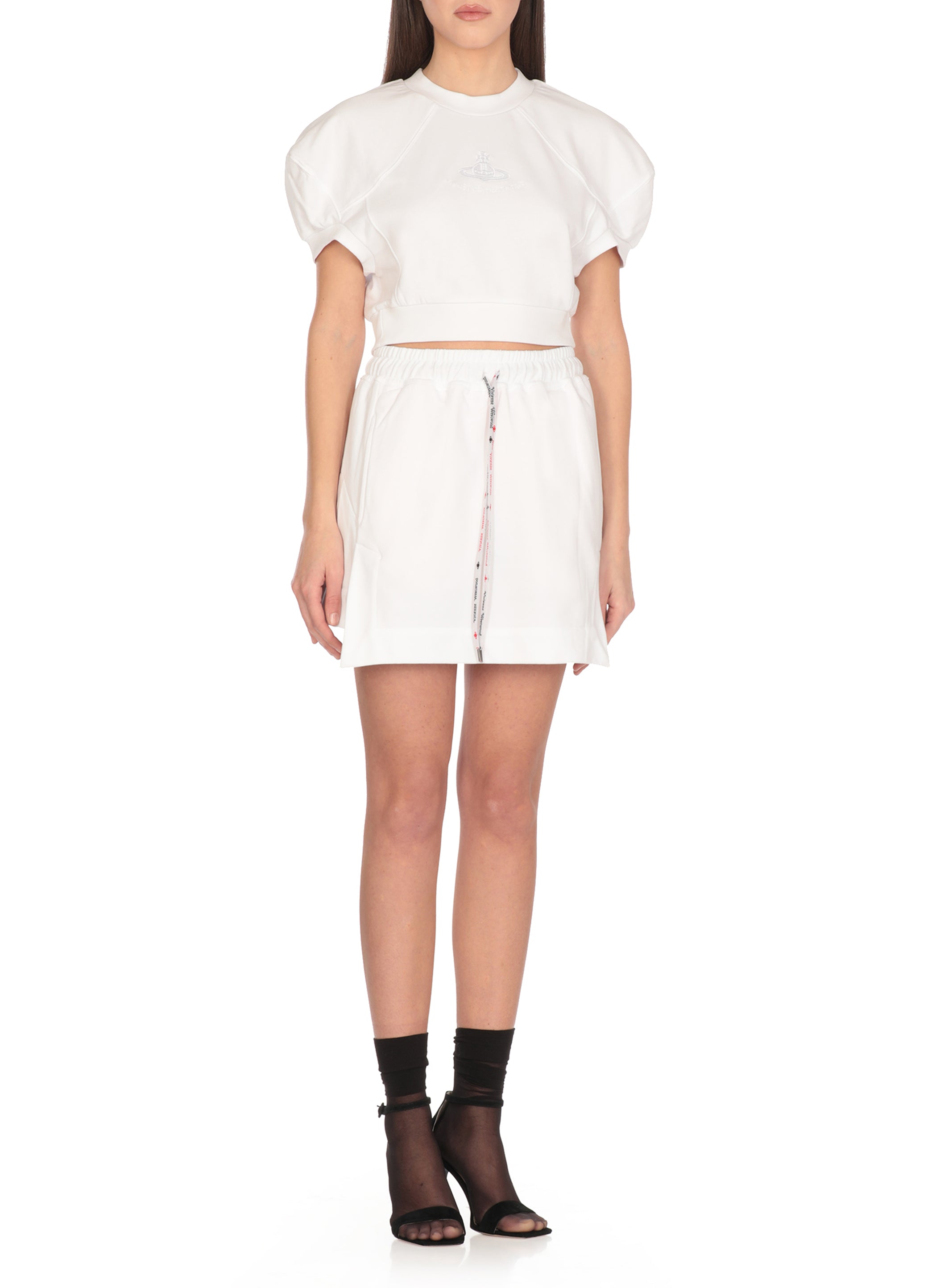 Vivienne Westwood Top White Cotton Elastane