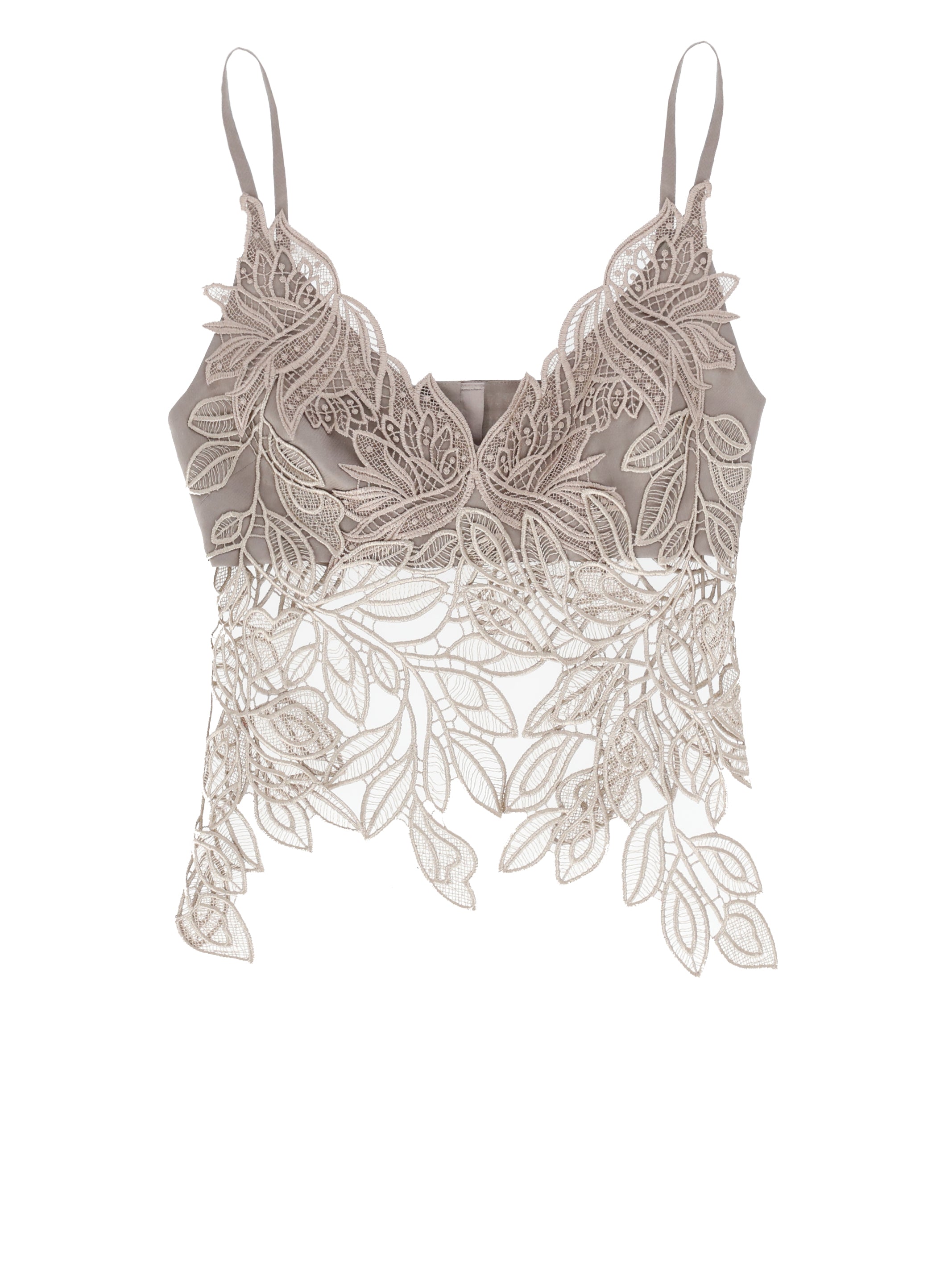 Alberta Ferretti Top Brown