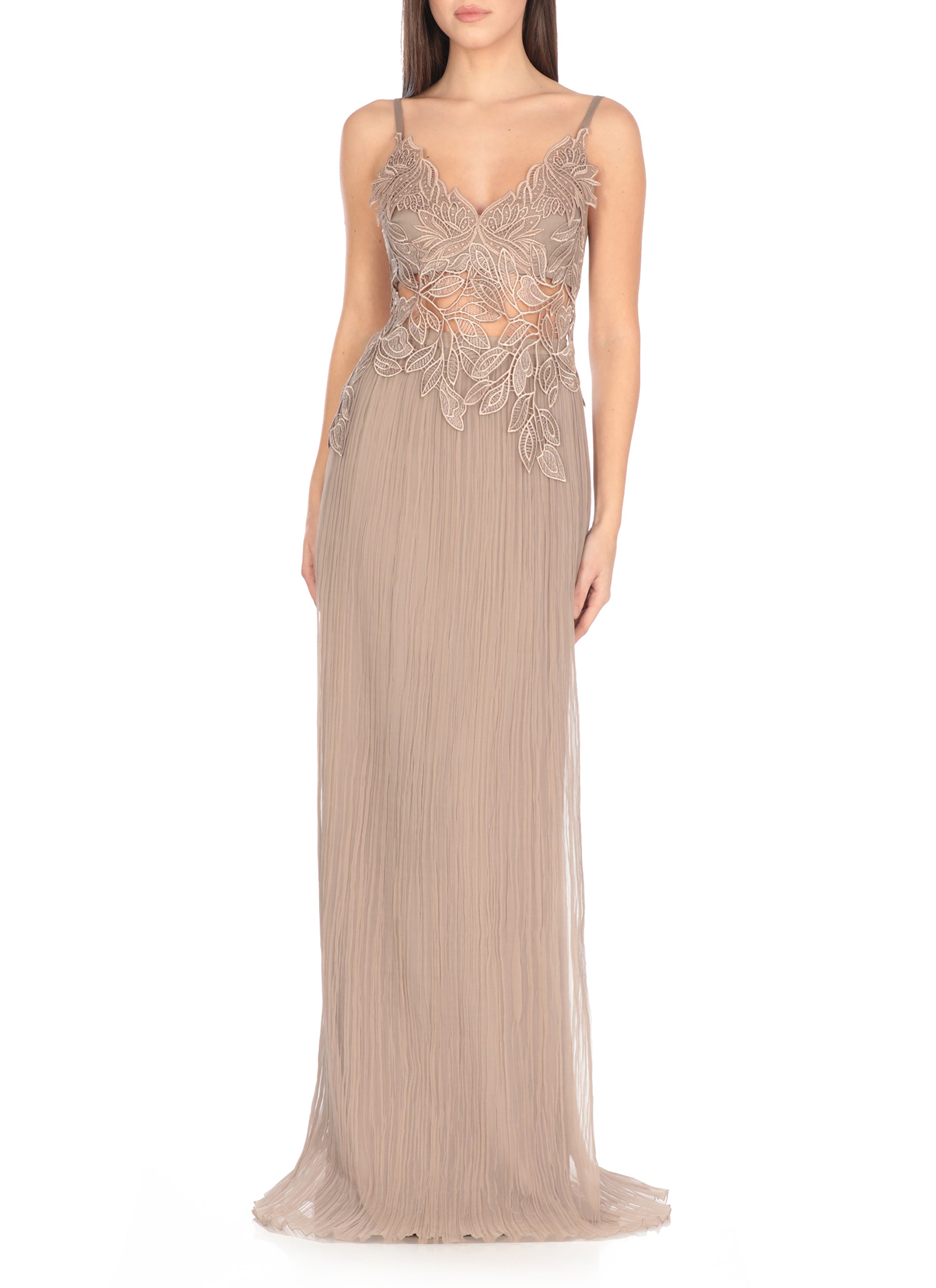 Alberta Ferretti Top Brown