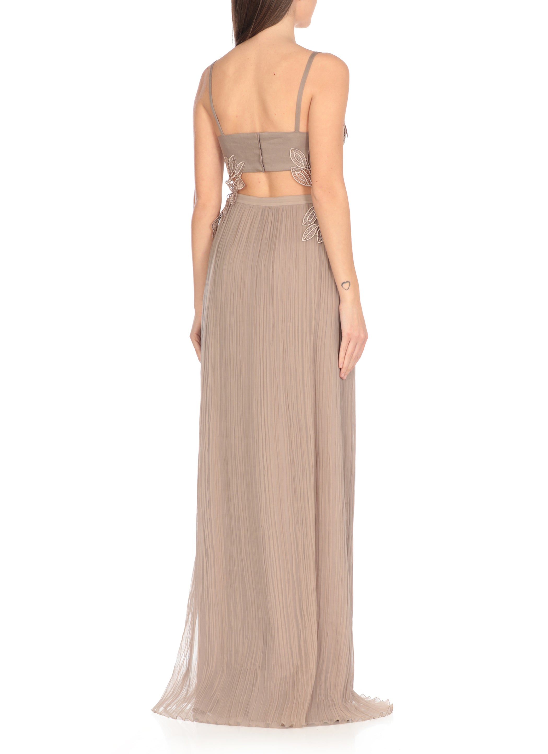 Alberta Ferretti Top Brown