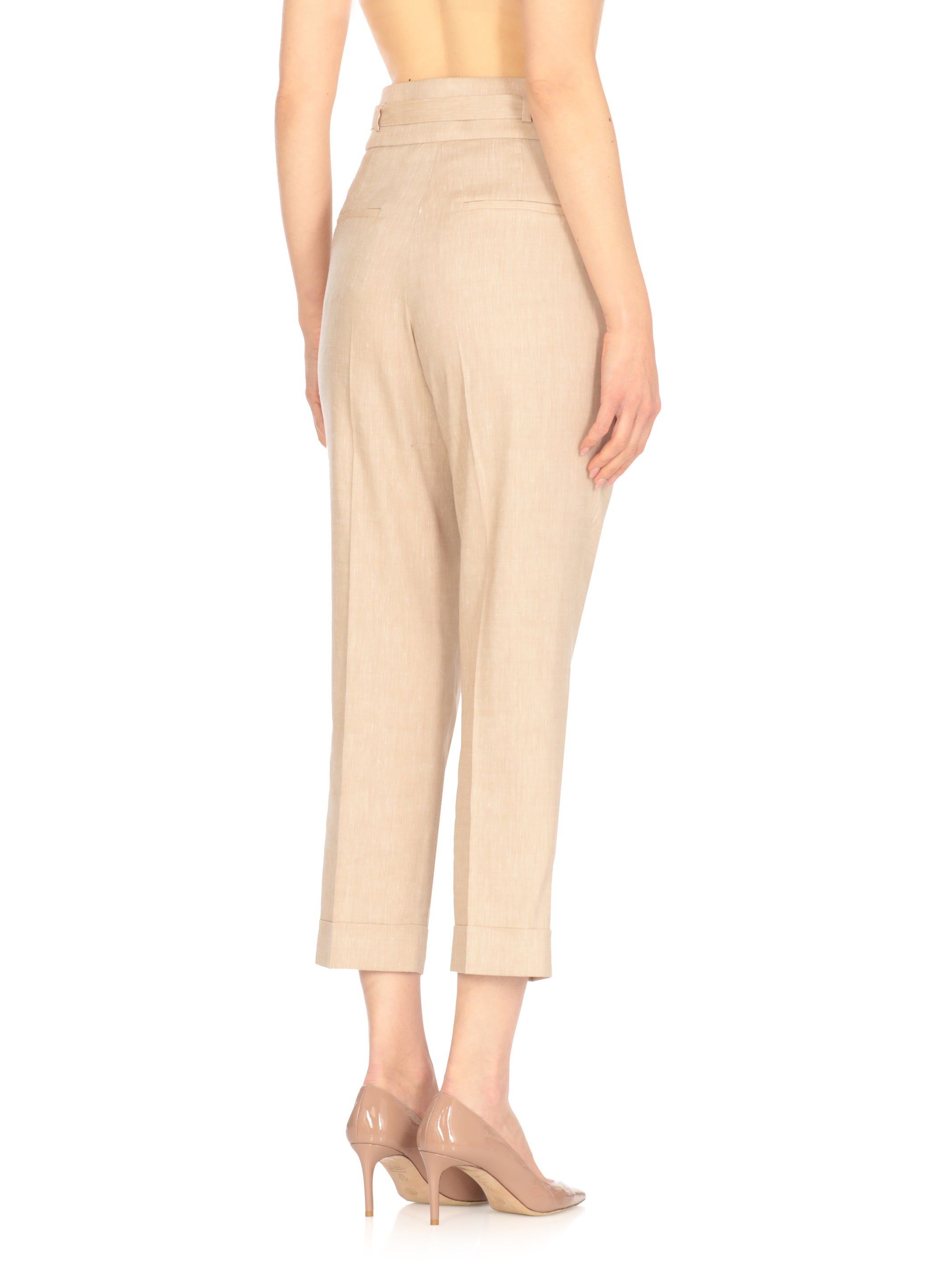 Peserico Trousers Beige