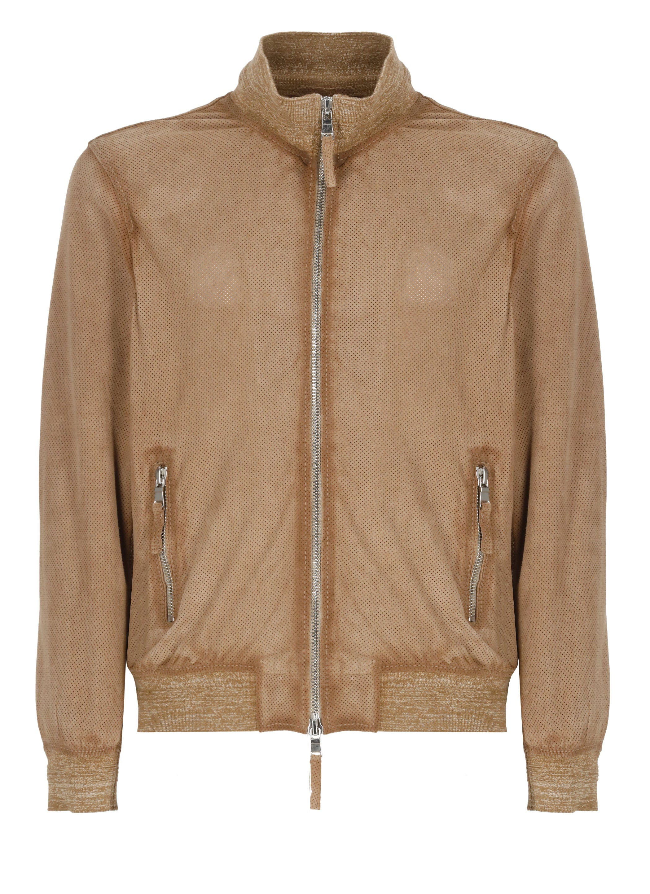 The Jack Leathers Jackets Beige