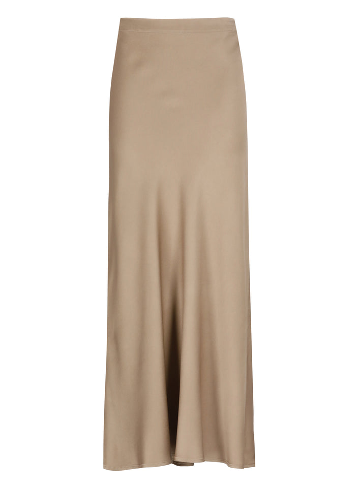 Antonelli Firenze Skirts Brown Acetate Viscose