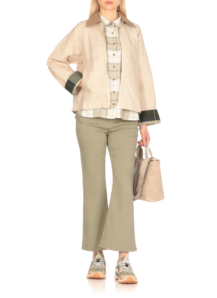 Barbour Coats Beige Cotton