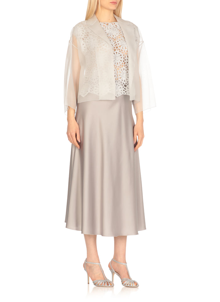 Antonelli Firenze Sweaters Silver Linen Cotton