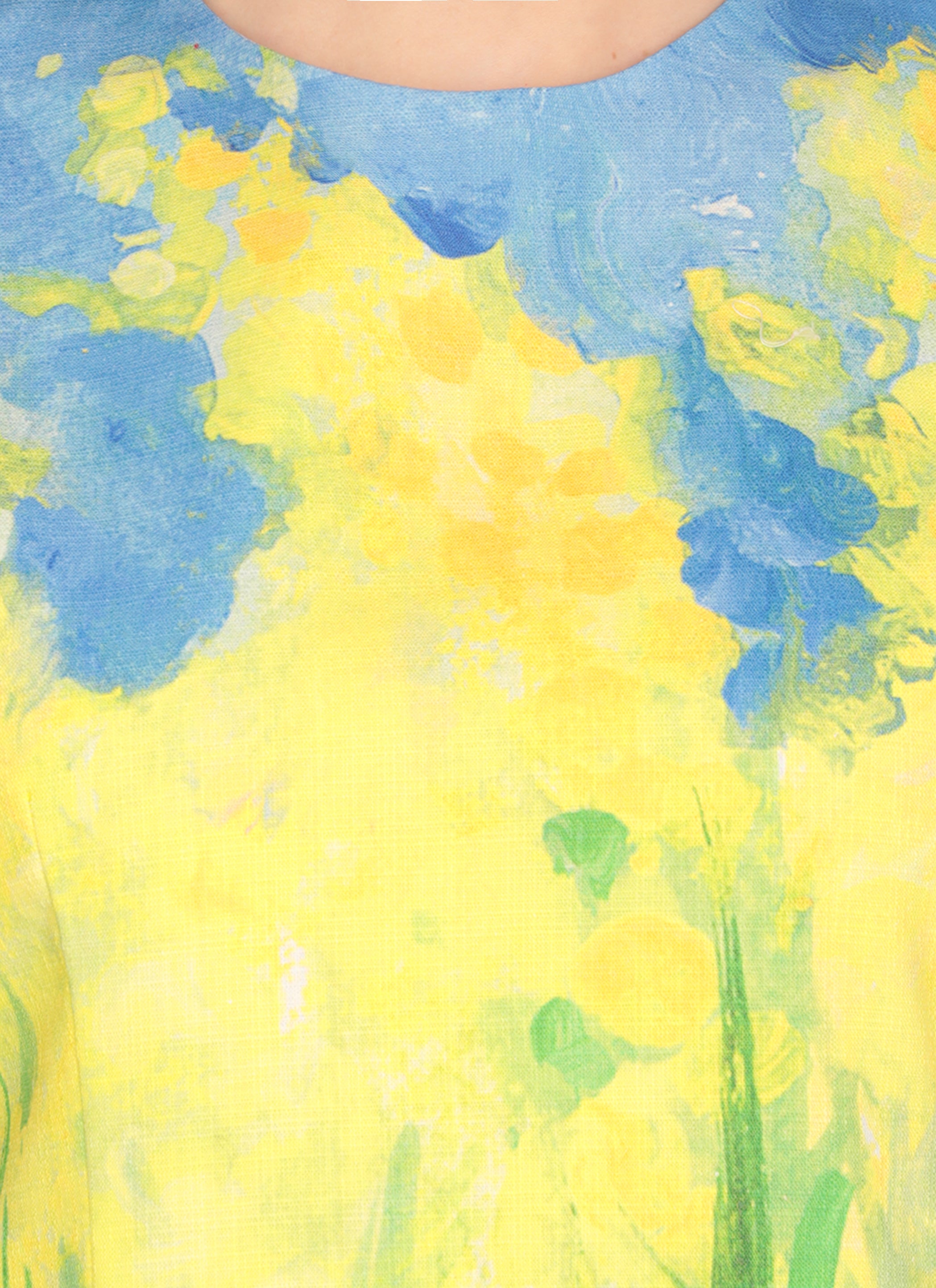 Msgm Dresses Yellow Cotton Elastane