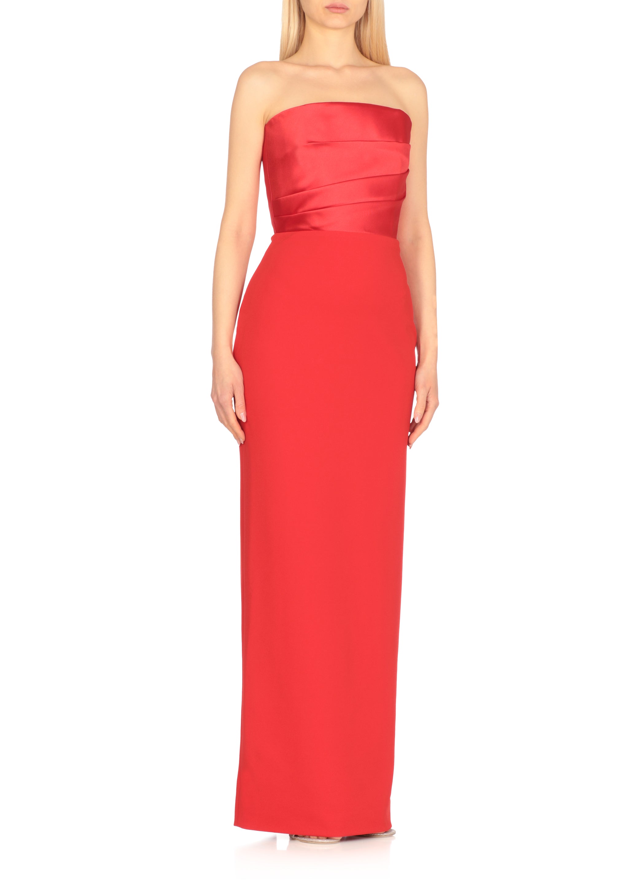 Solace London Dresses Red Polyester Elastane