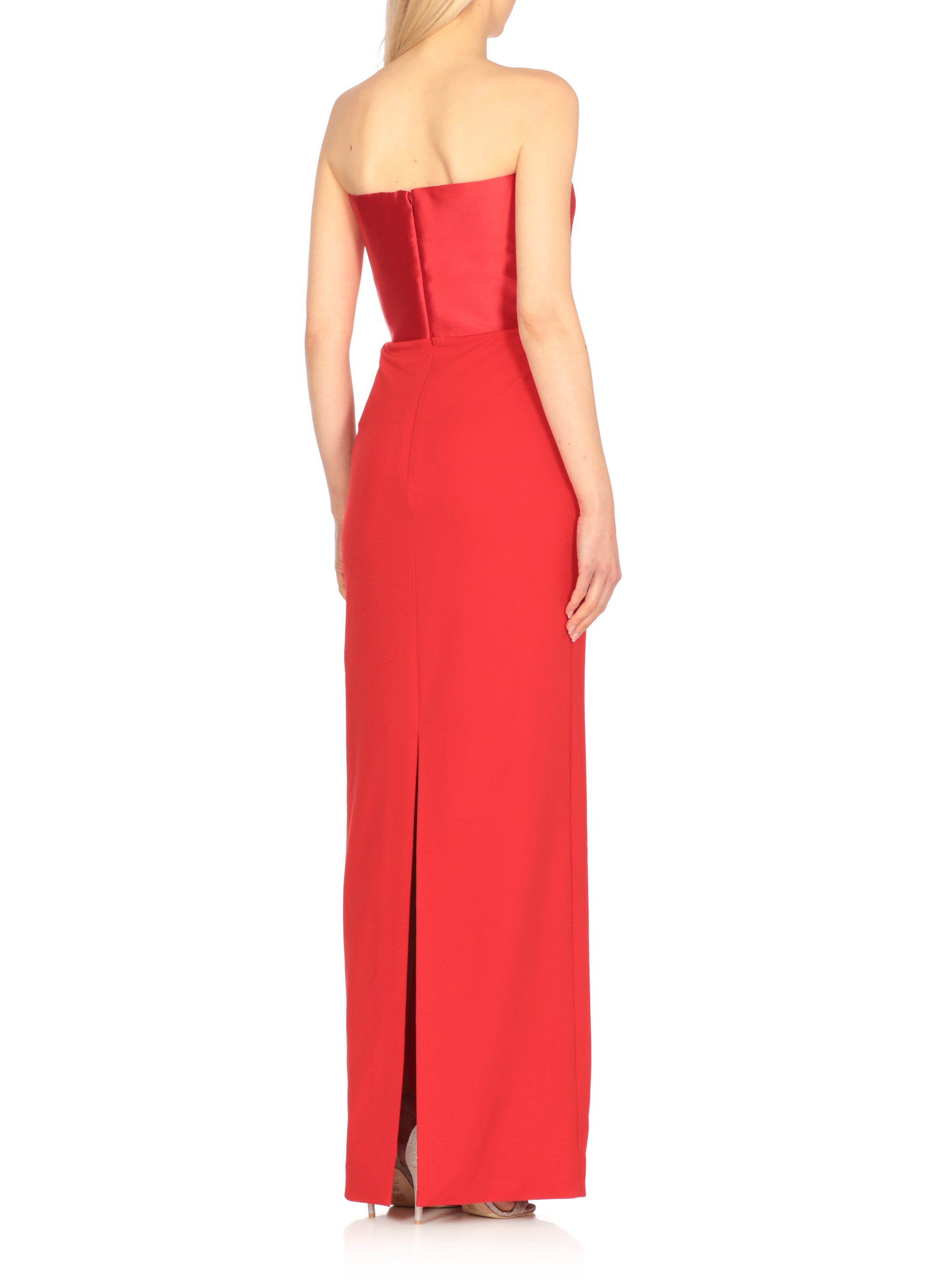 Solace London Dresses Red Polyester Elastane