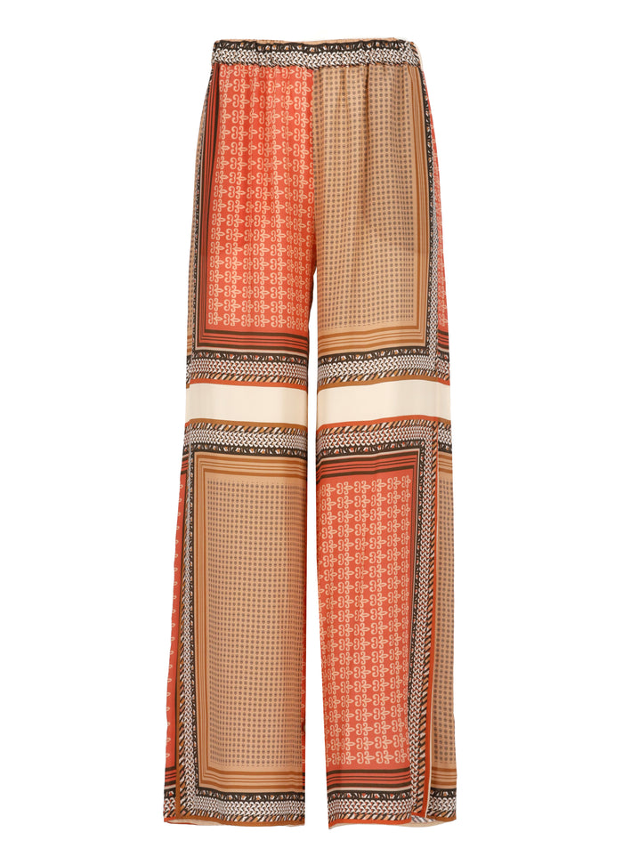 Antonelli Firenze Trousers Orange Silk