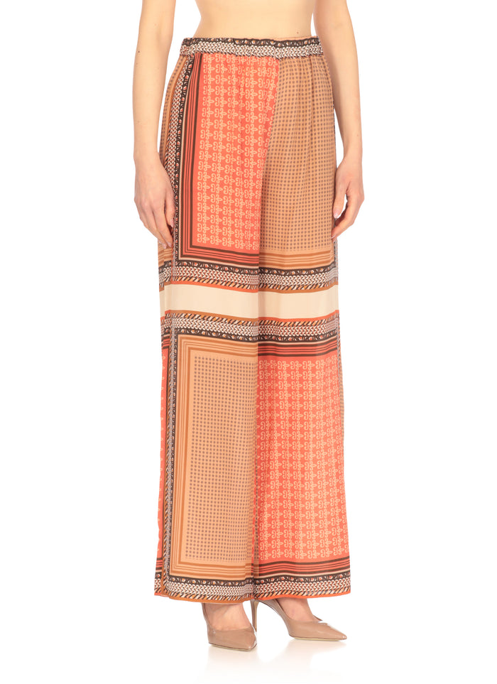 Antonelli Firenze Trousers Orange Silk
