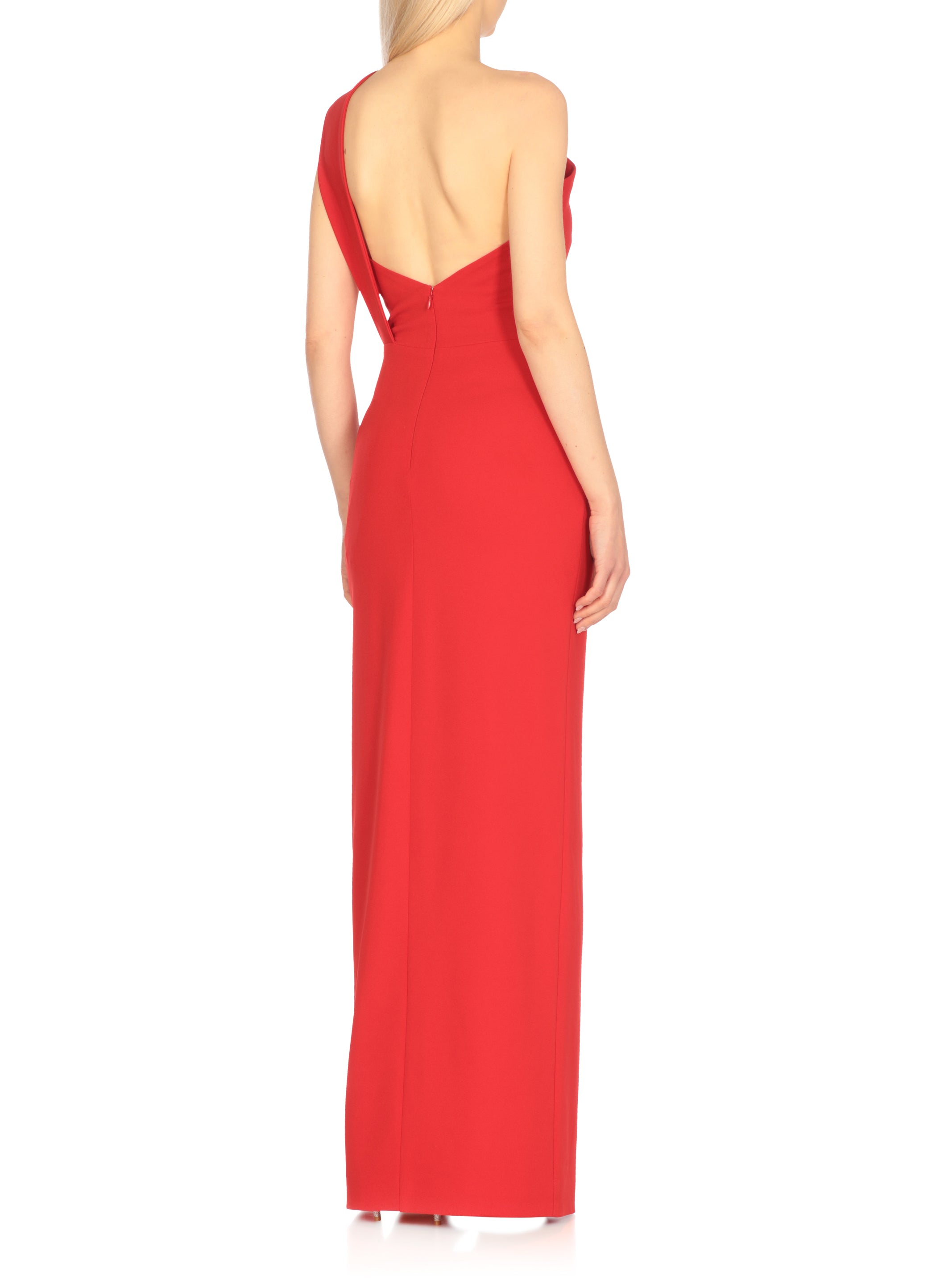 Solace London Dresses Red Polyester Elastane