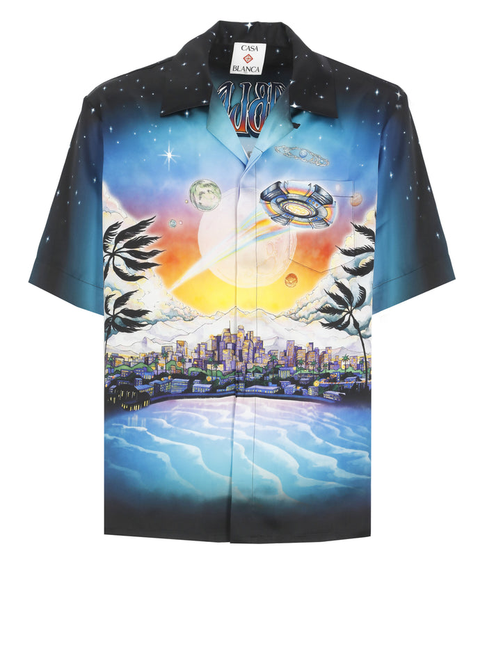 Casablanca Shirts Black Silk