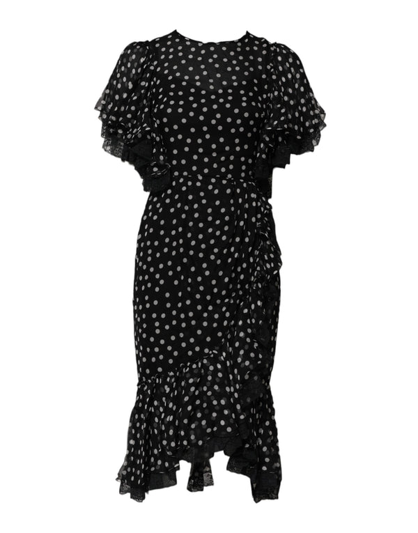 Dolce & Gabbana 90% Silk dress in black