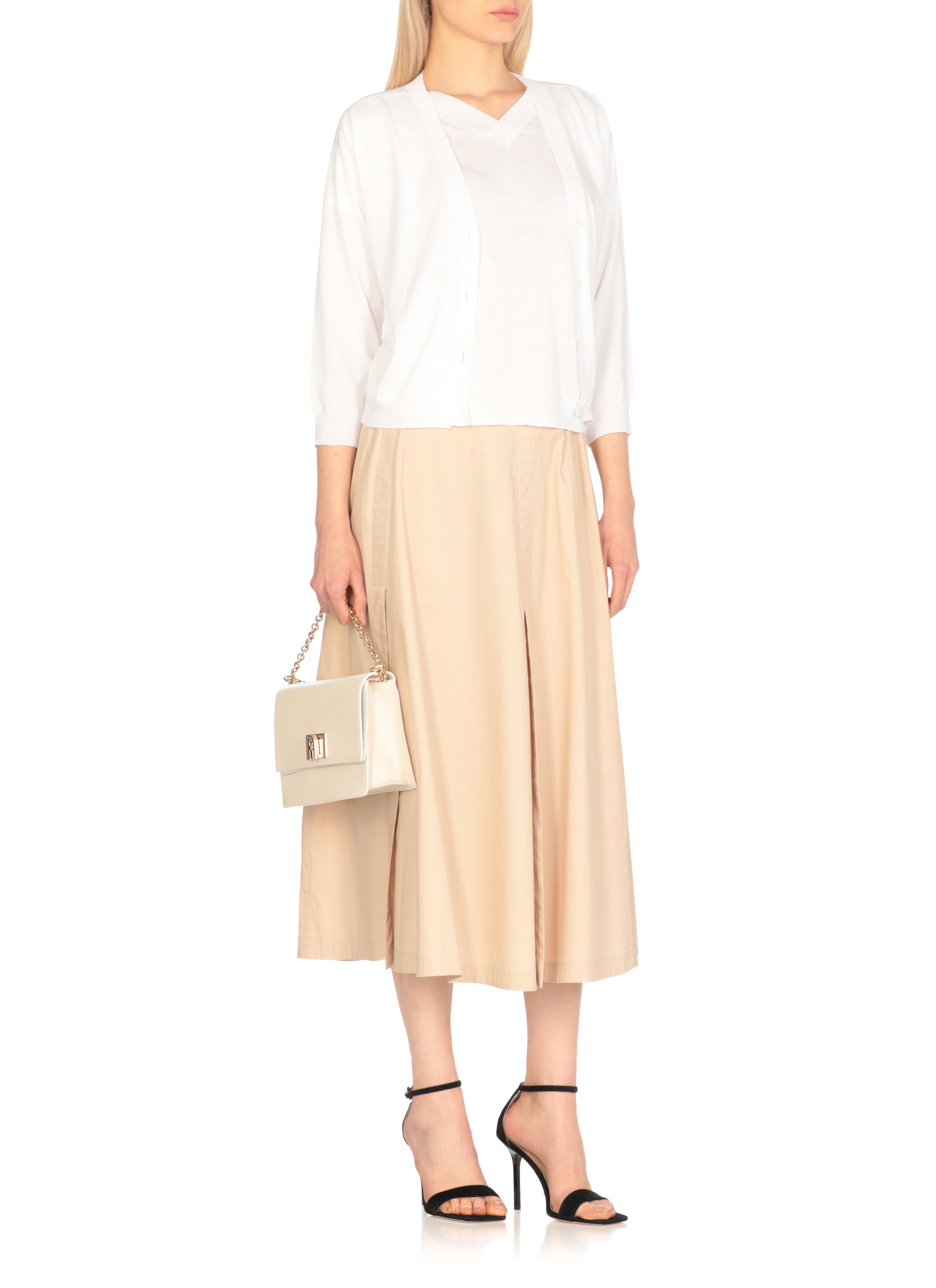 Peserico Sweaters White Cotton