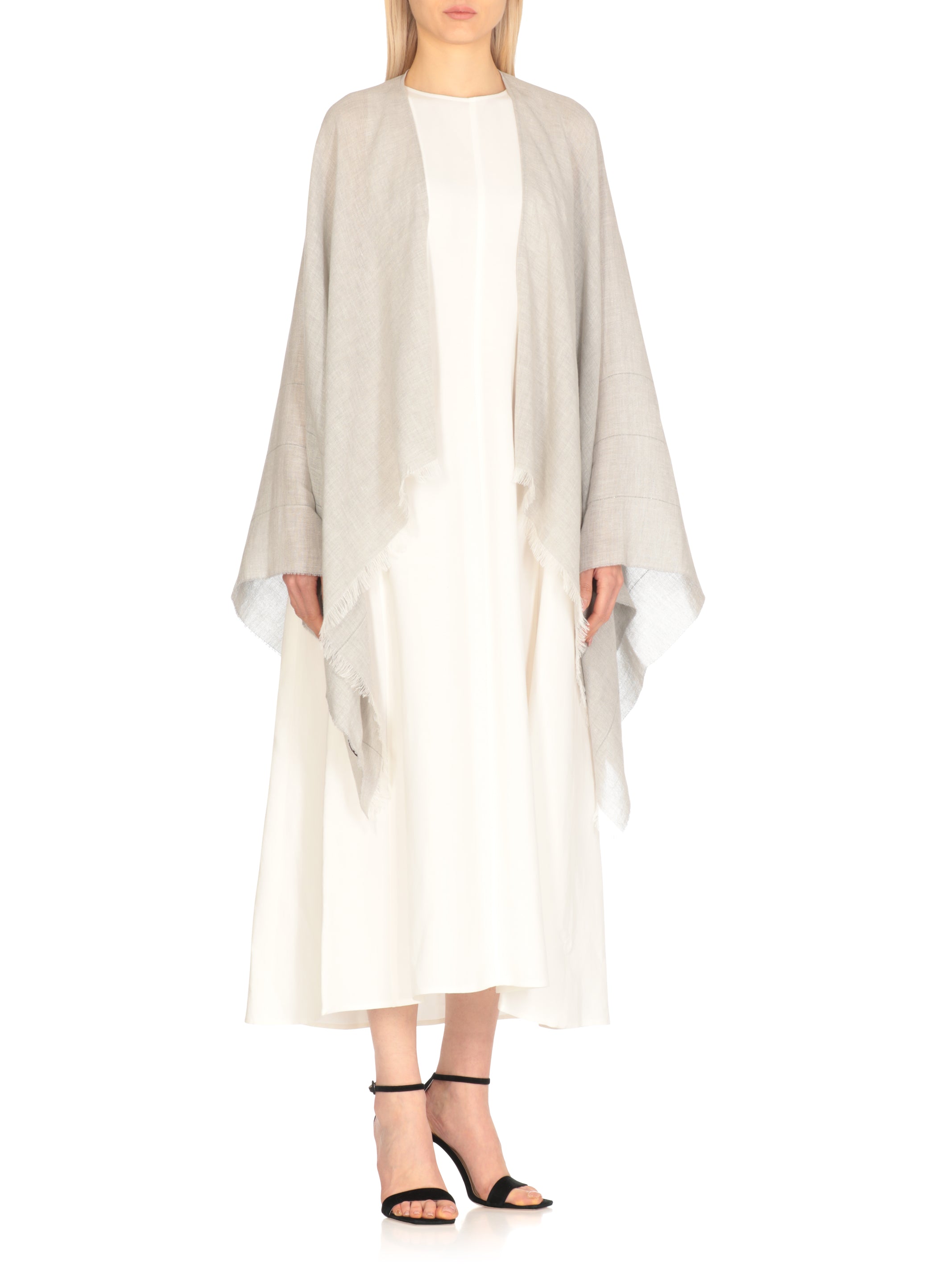 Peserico Jackets Grey Linen Cotton