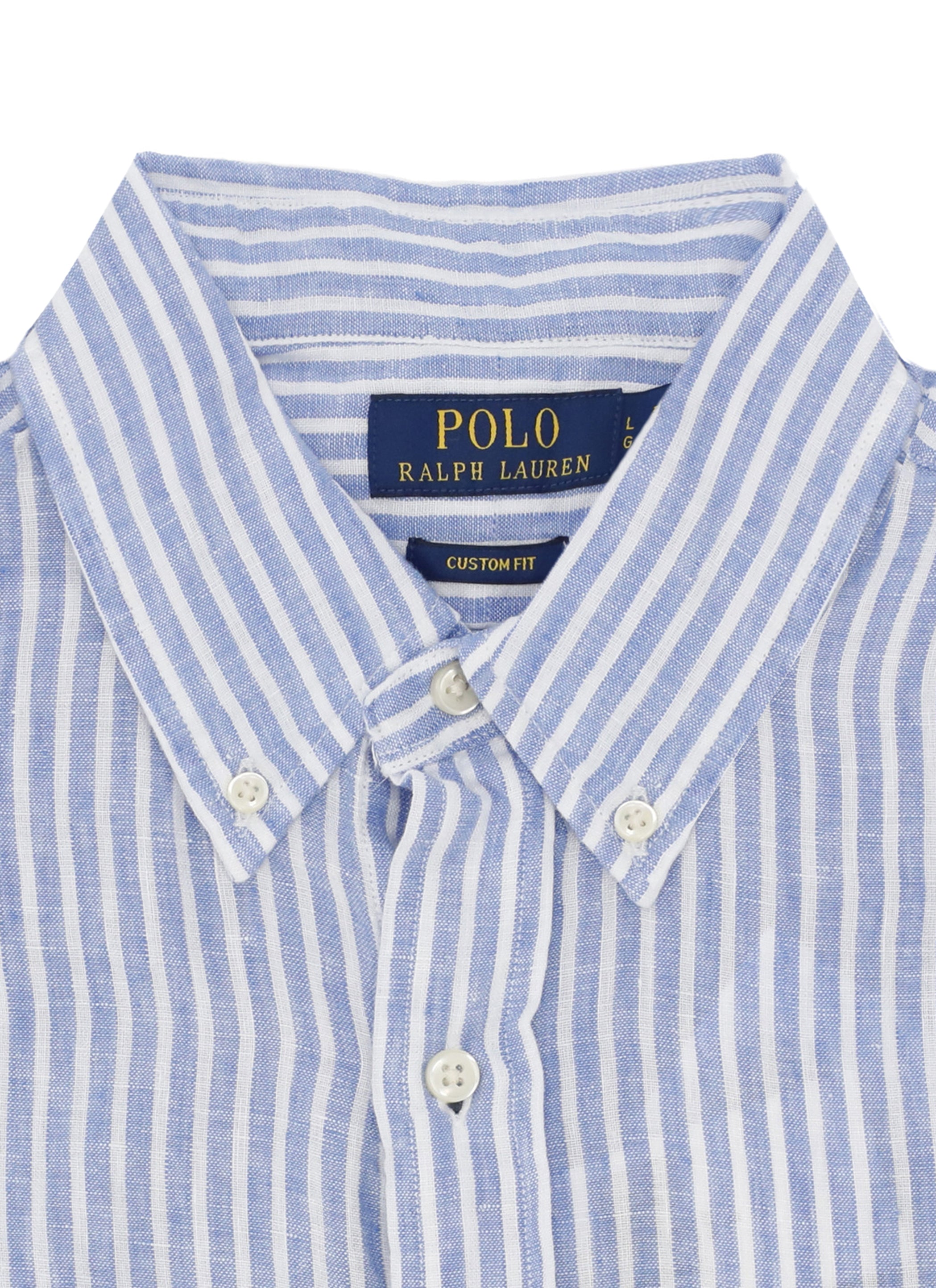Ralph Lauren Shirts Blue Linen