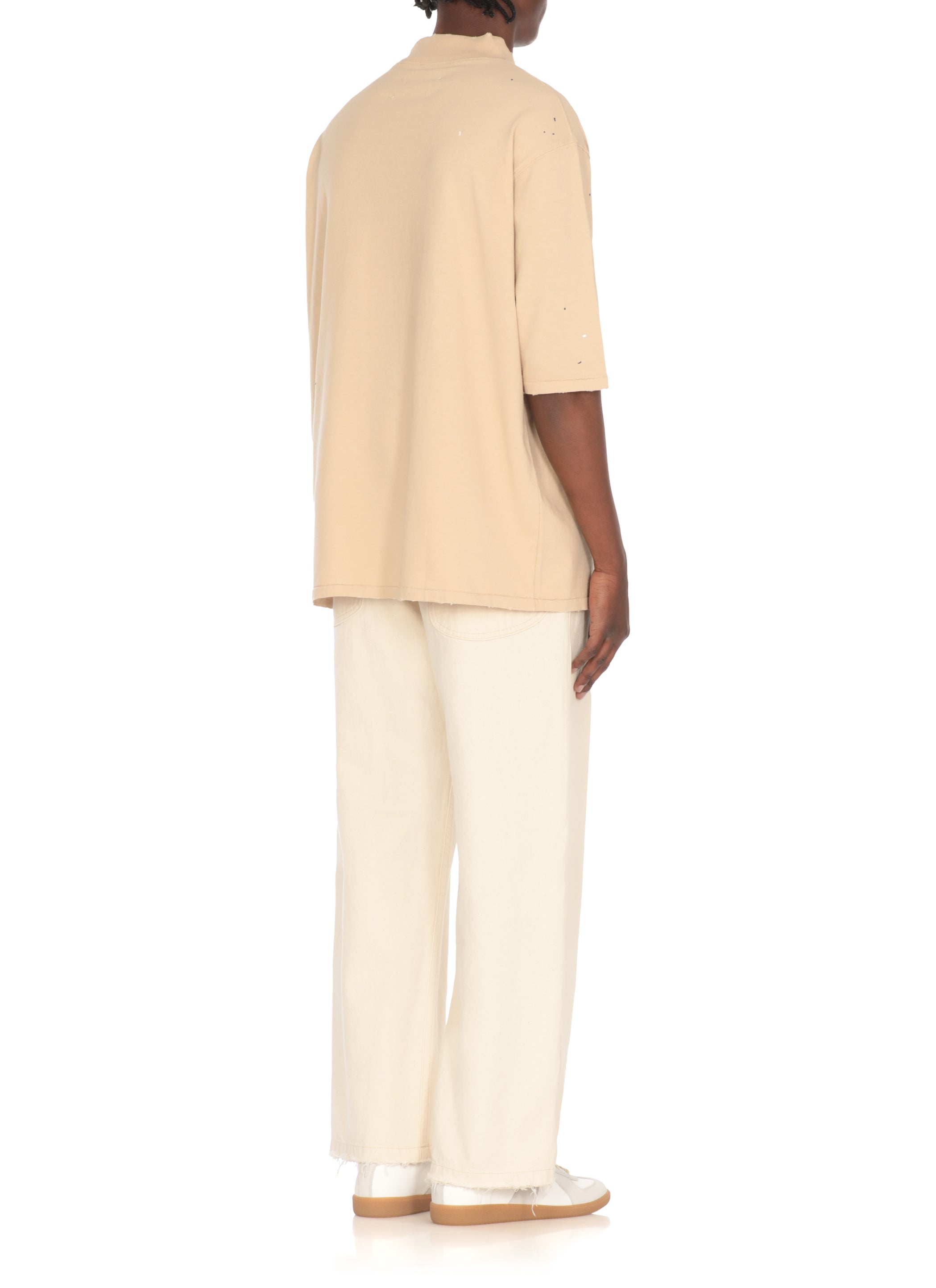 Maison Margiela T-Shirts And Polos Beige Cotton