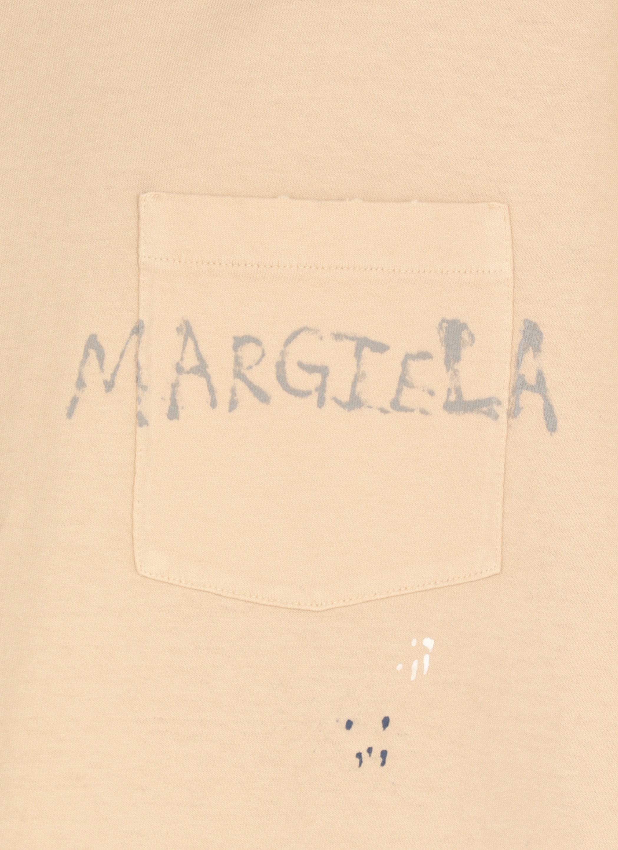 Maison Margiela T-Shirts And Polos Beige Cotton