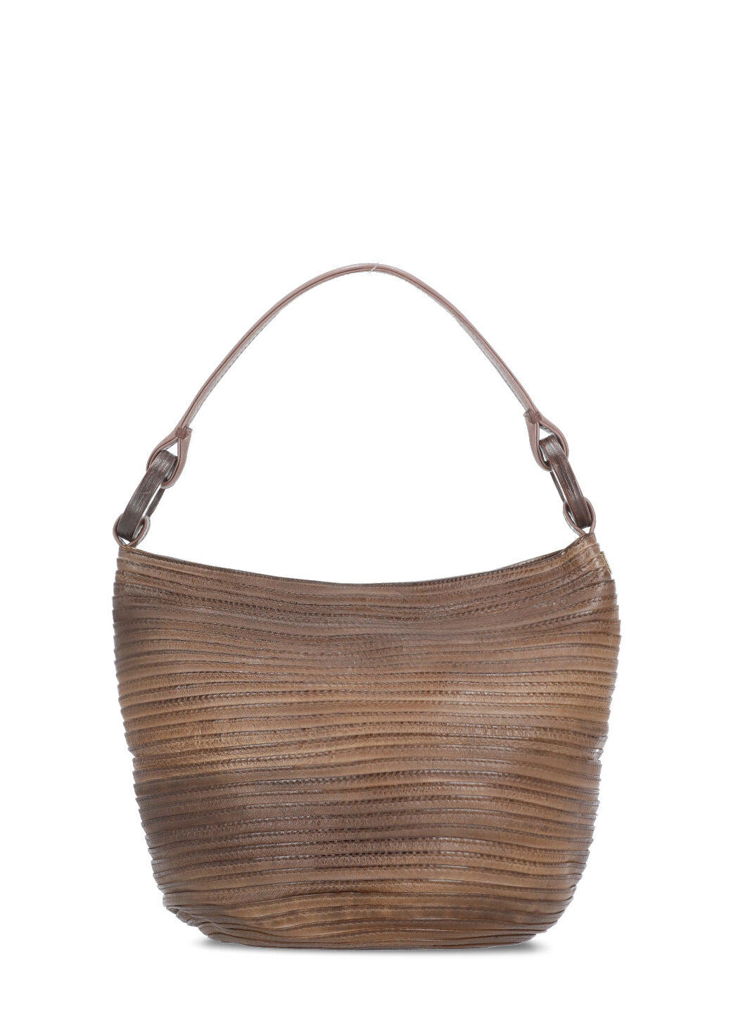 Majo Bags Brown Calf Leather Lining: Fabric