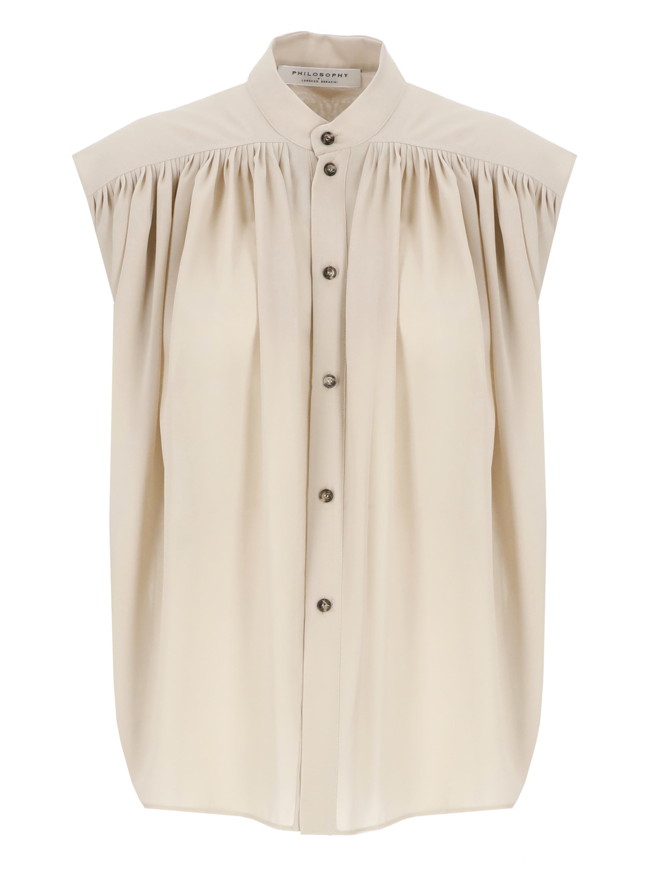 Philosophy By Lorenzo Serafini Shirts Beige Polyester Cotton
