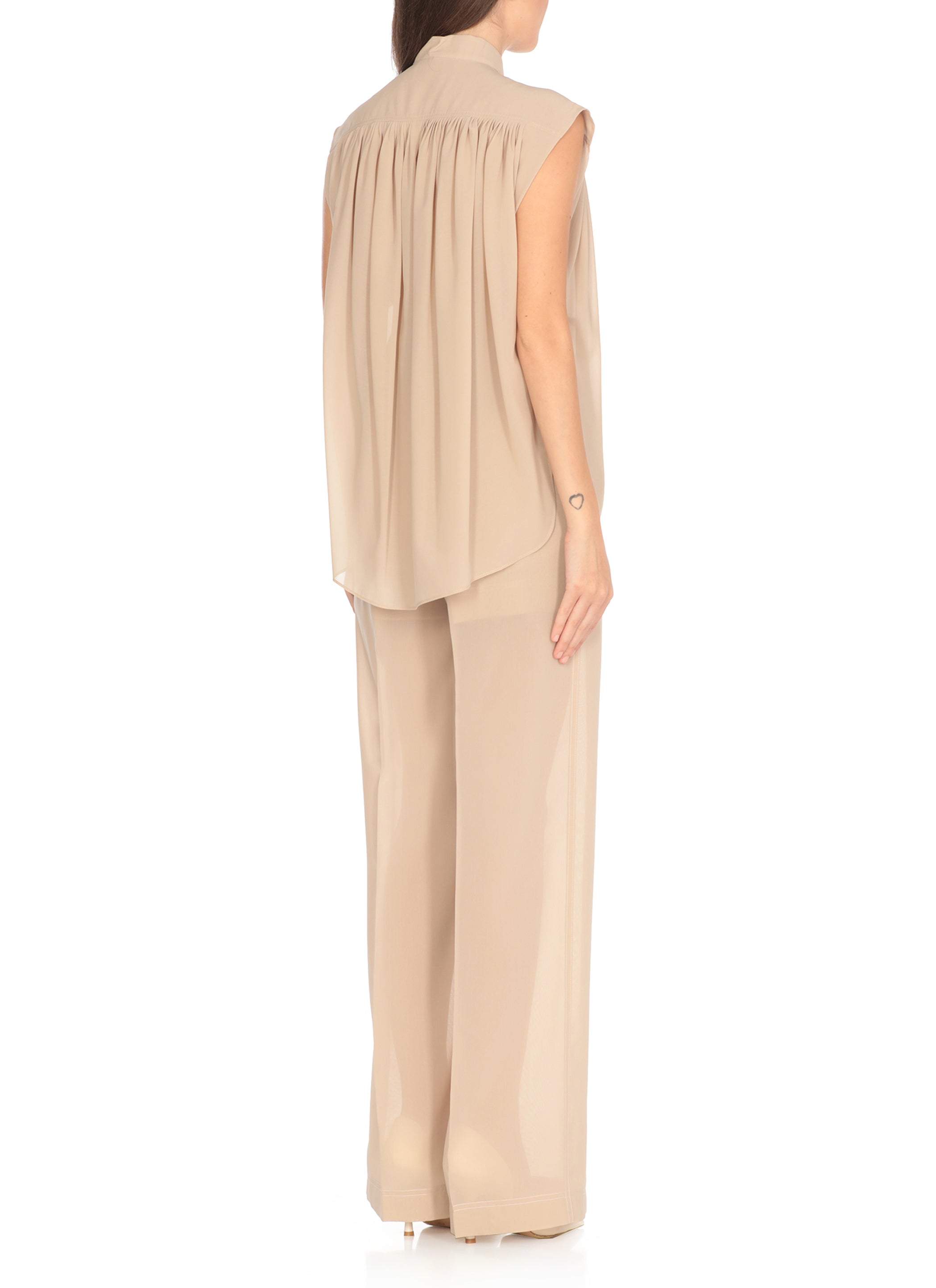 Philosophy By Lorenzo Serafini Shirts Beige Polyester Cotton