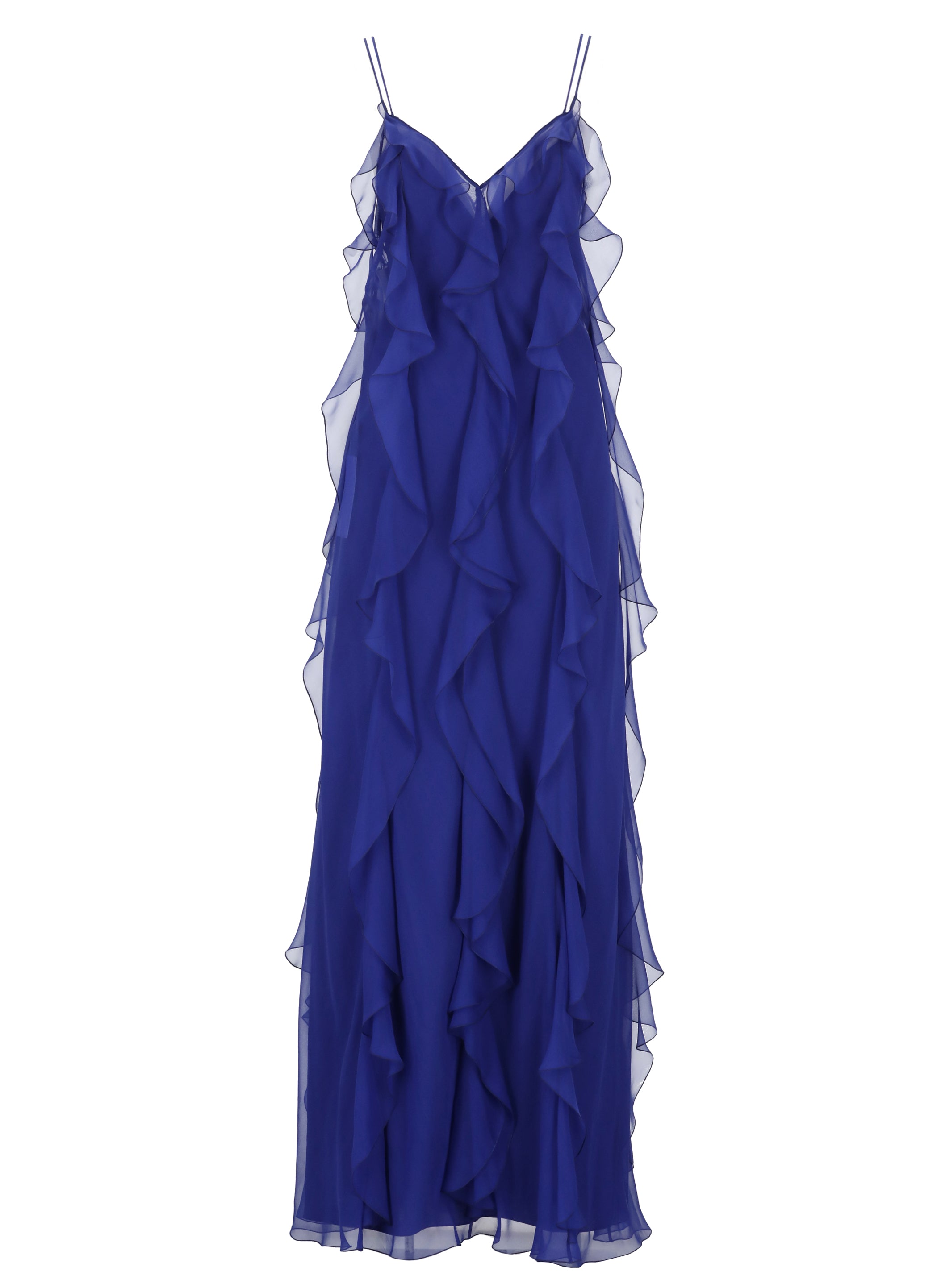 Alberta Ferretti Dresses Blue Silk