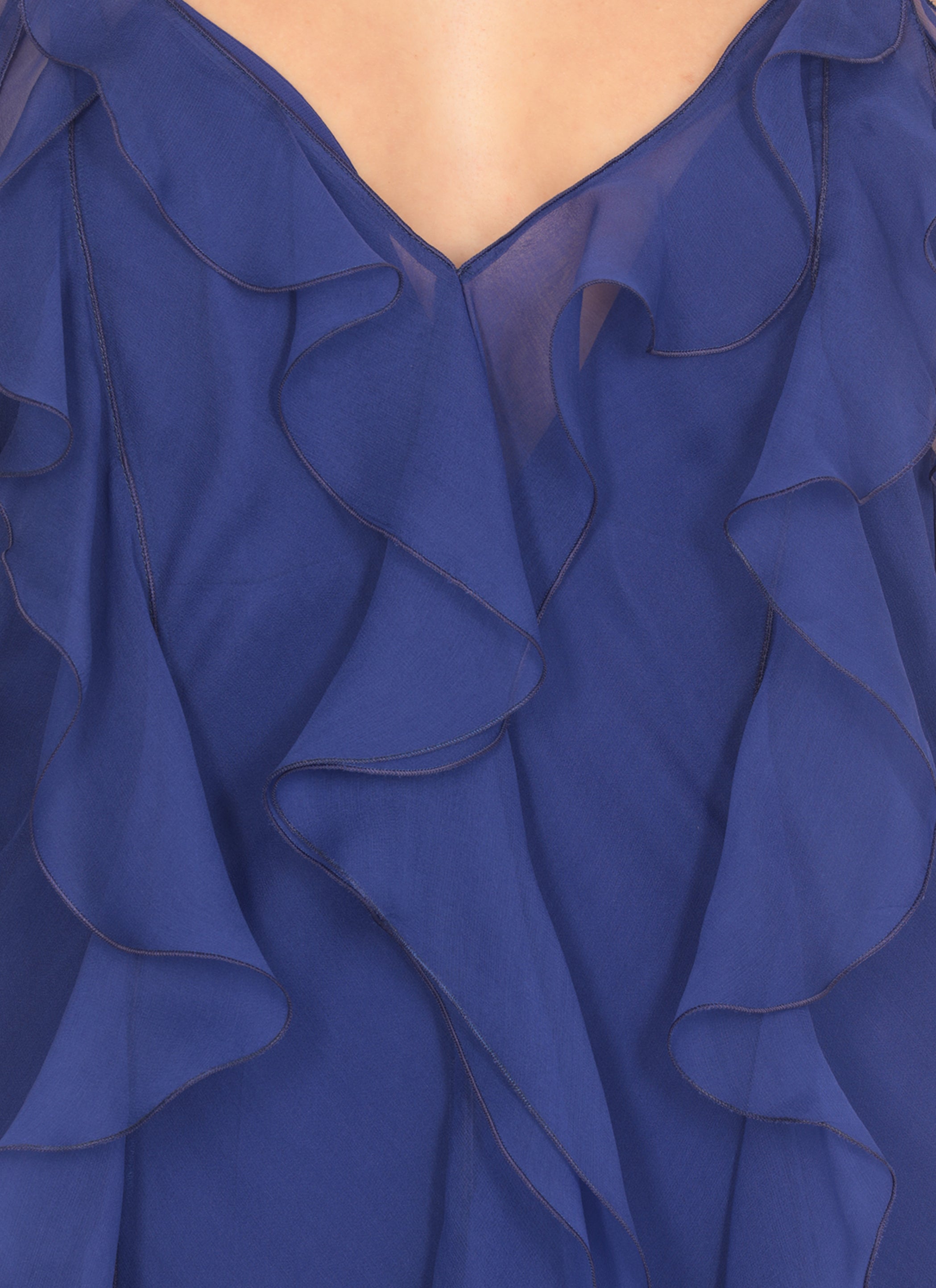 Alberta Ferretti Dresses Blue Silk
