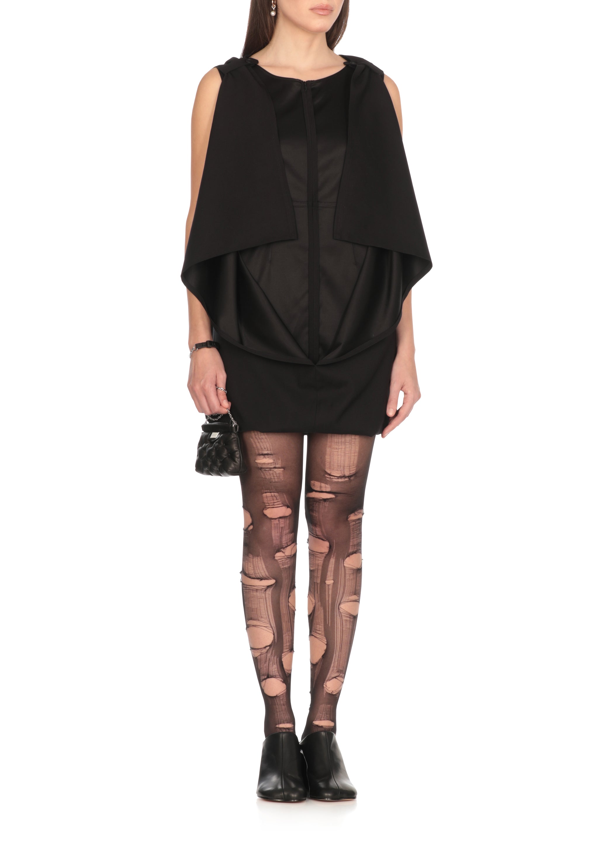 Mm6 Maison Margiela Dresses Black Viscose Elastane