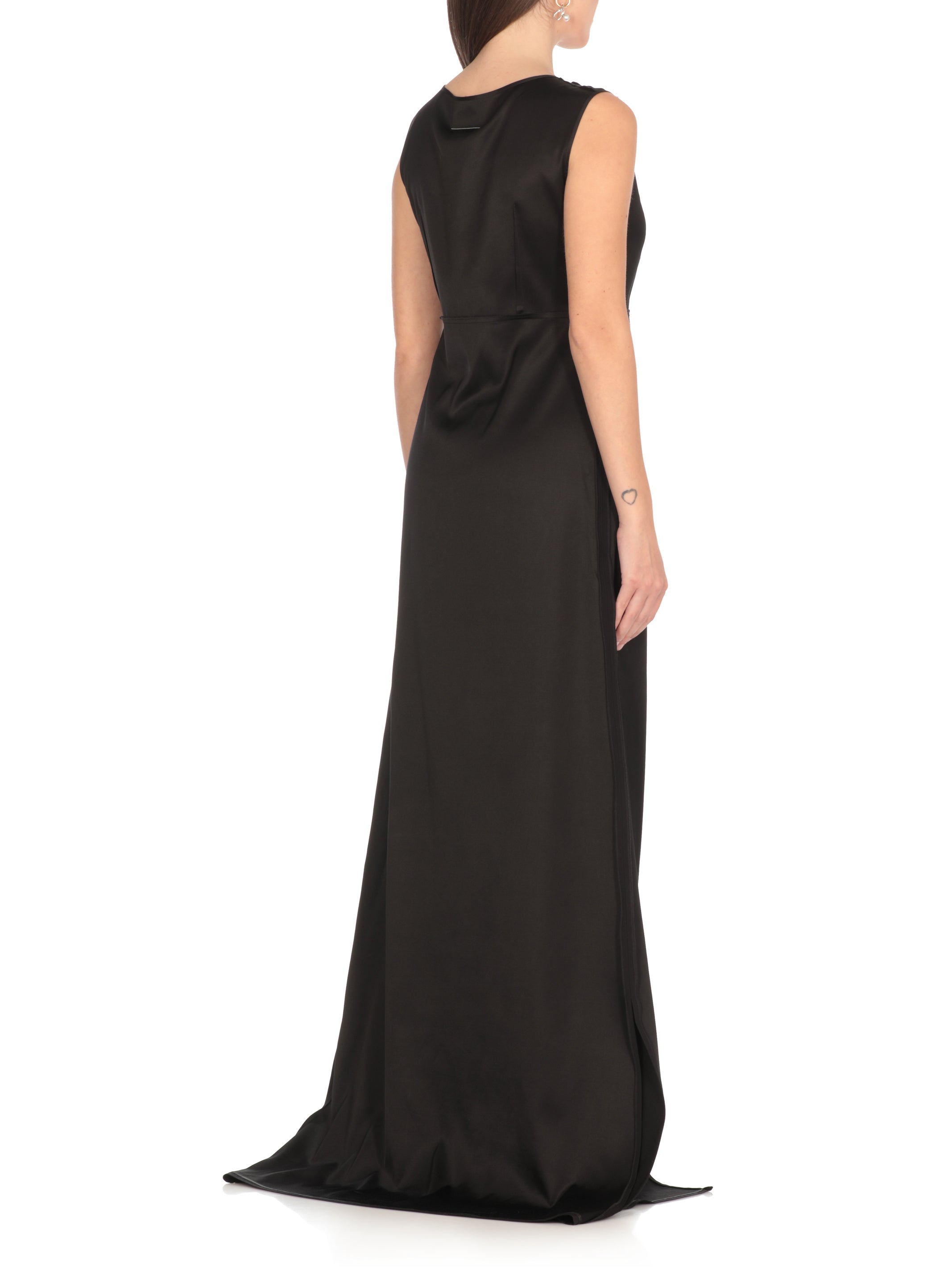 Mm6 Maison Margiela Dresses Black Viscose Elastane