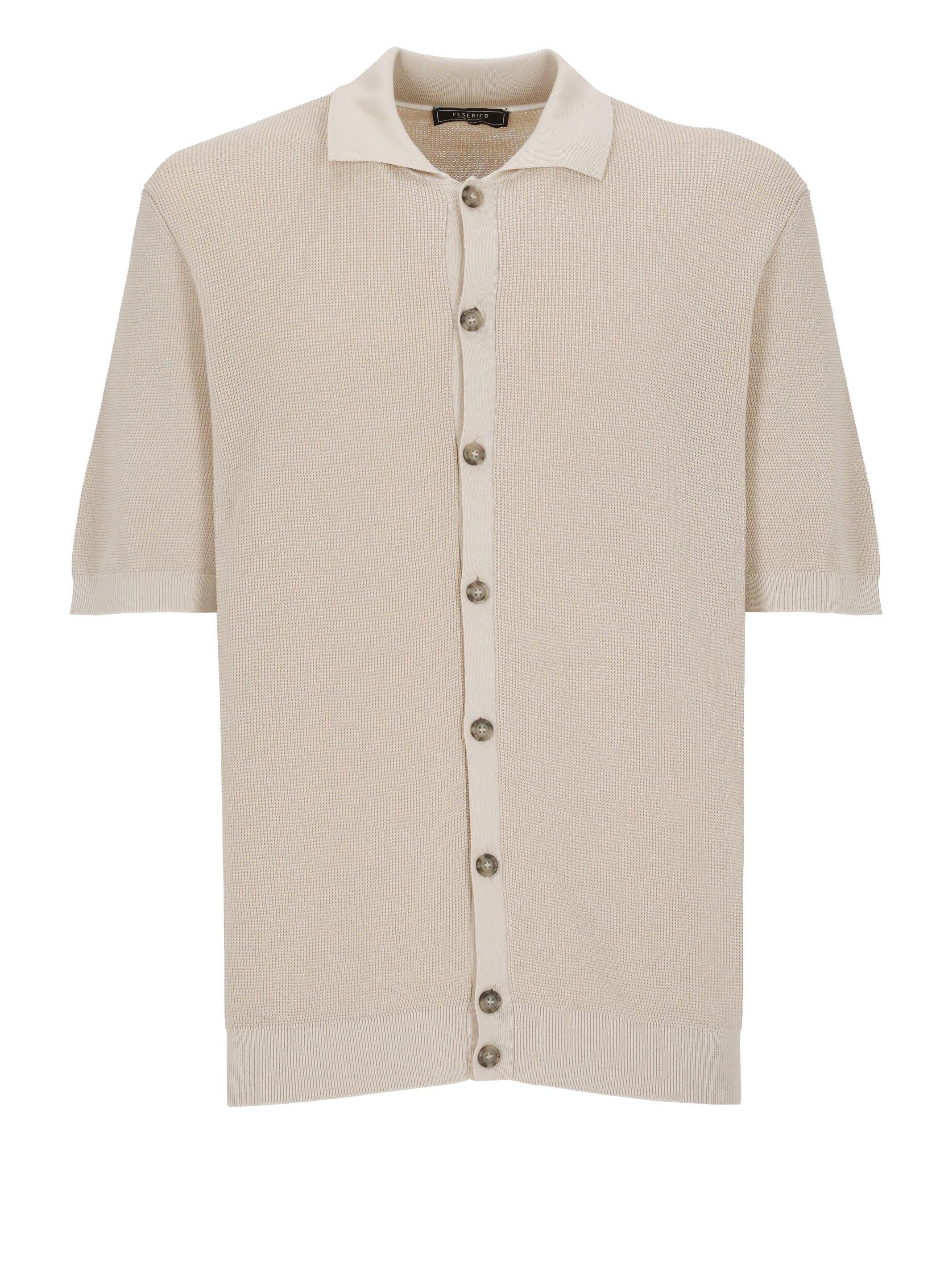 Peserico Shirts Beige Cotton