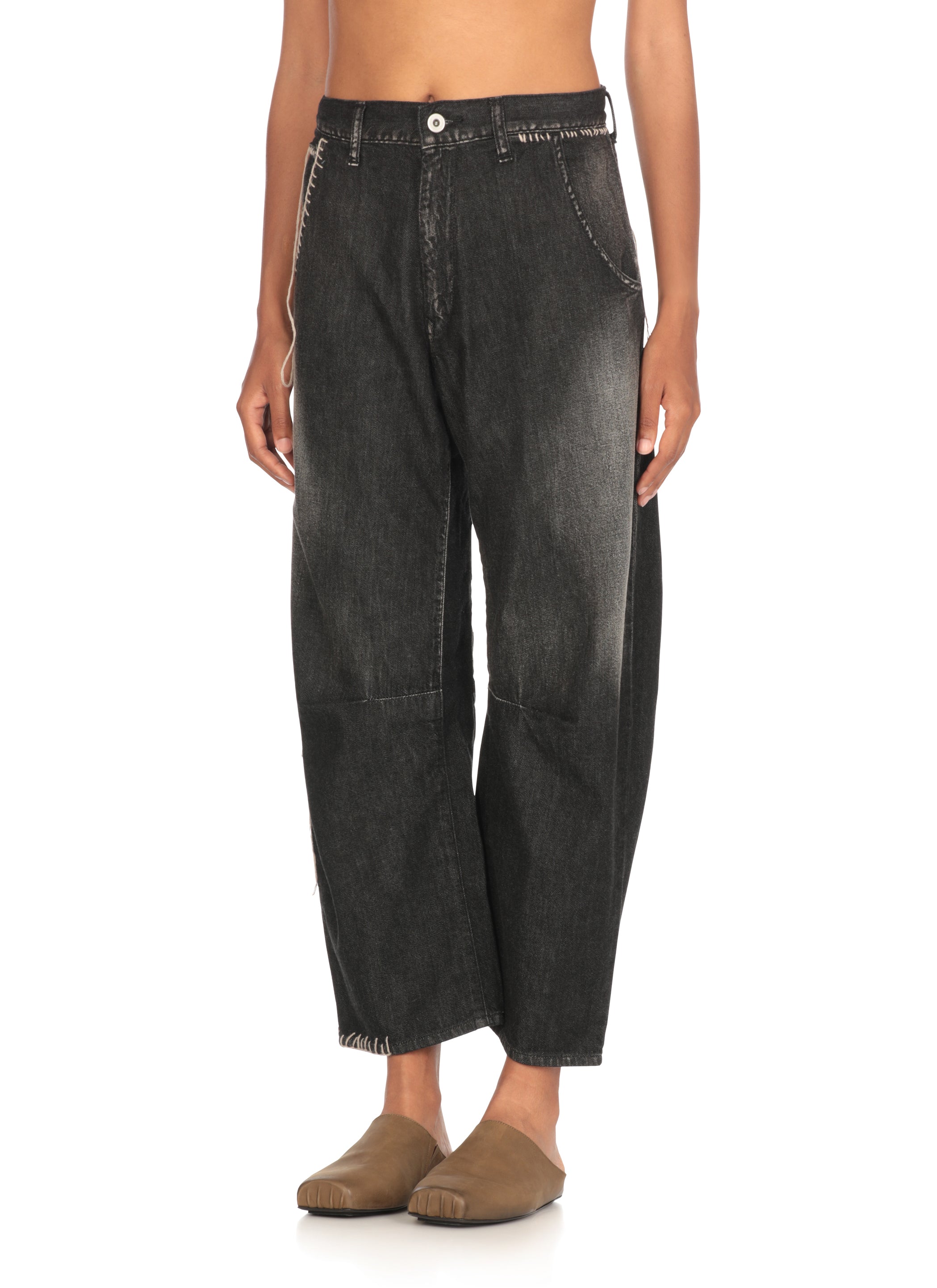 Ys Jeans Black Cotton