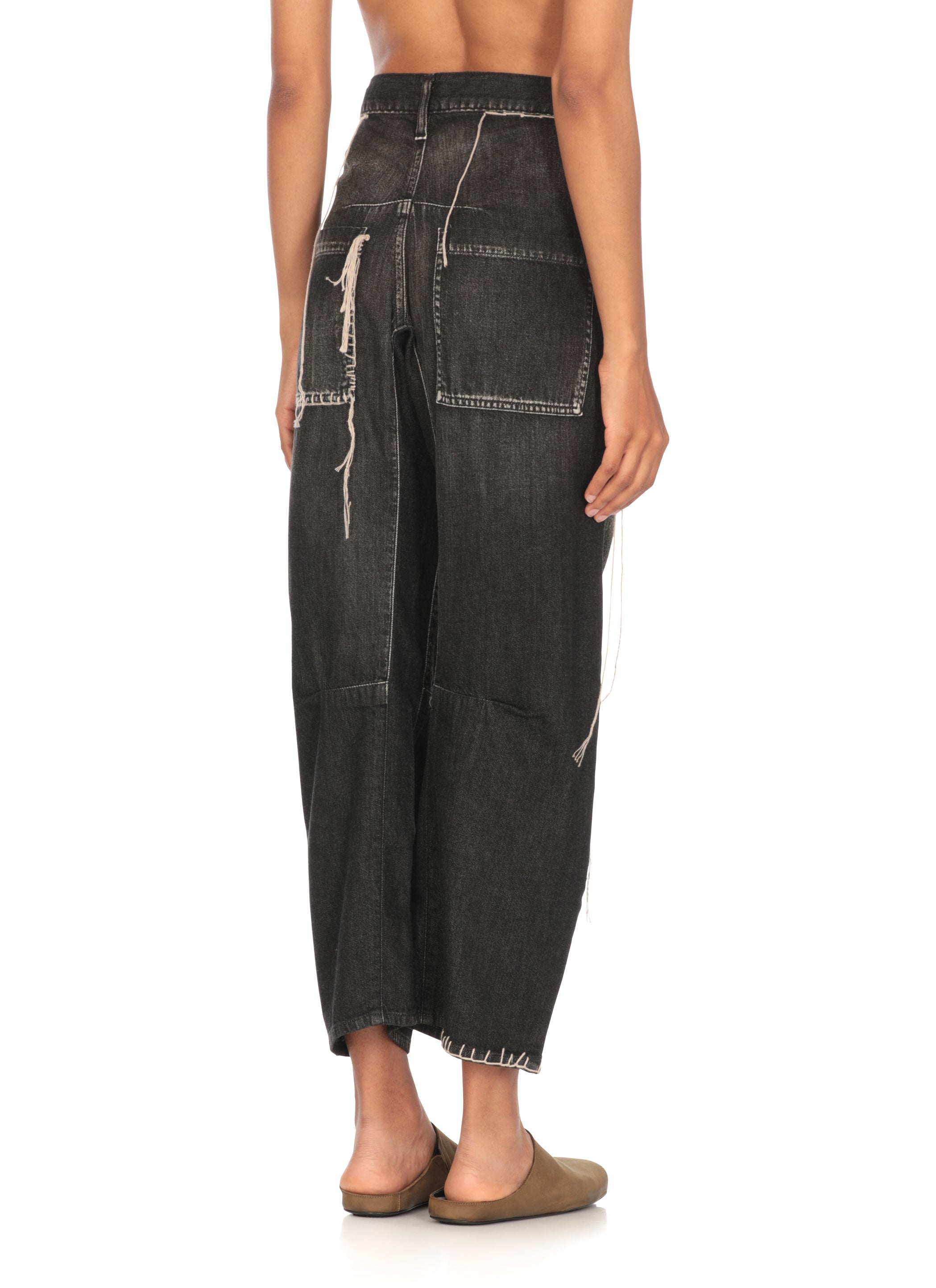 Ys Jeans Black Cotton