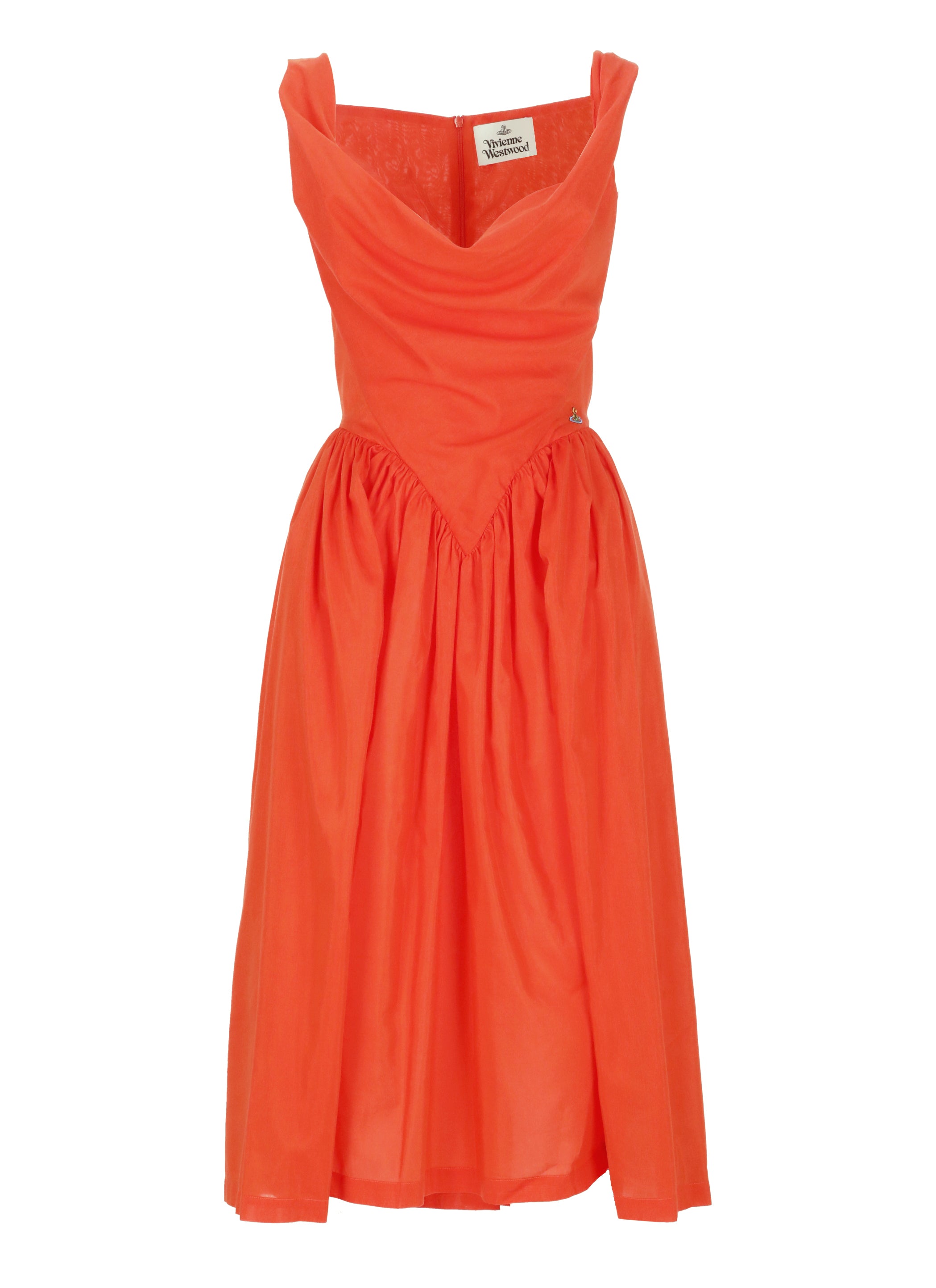 Vivienne Westwood Dresses Orange Cotton Silk