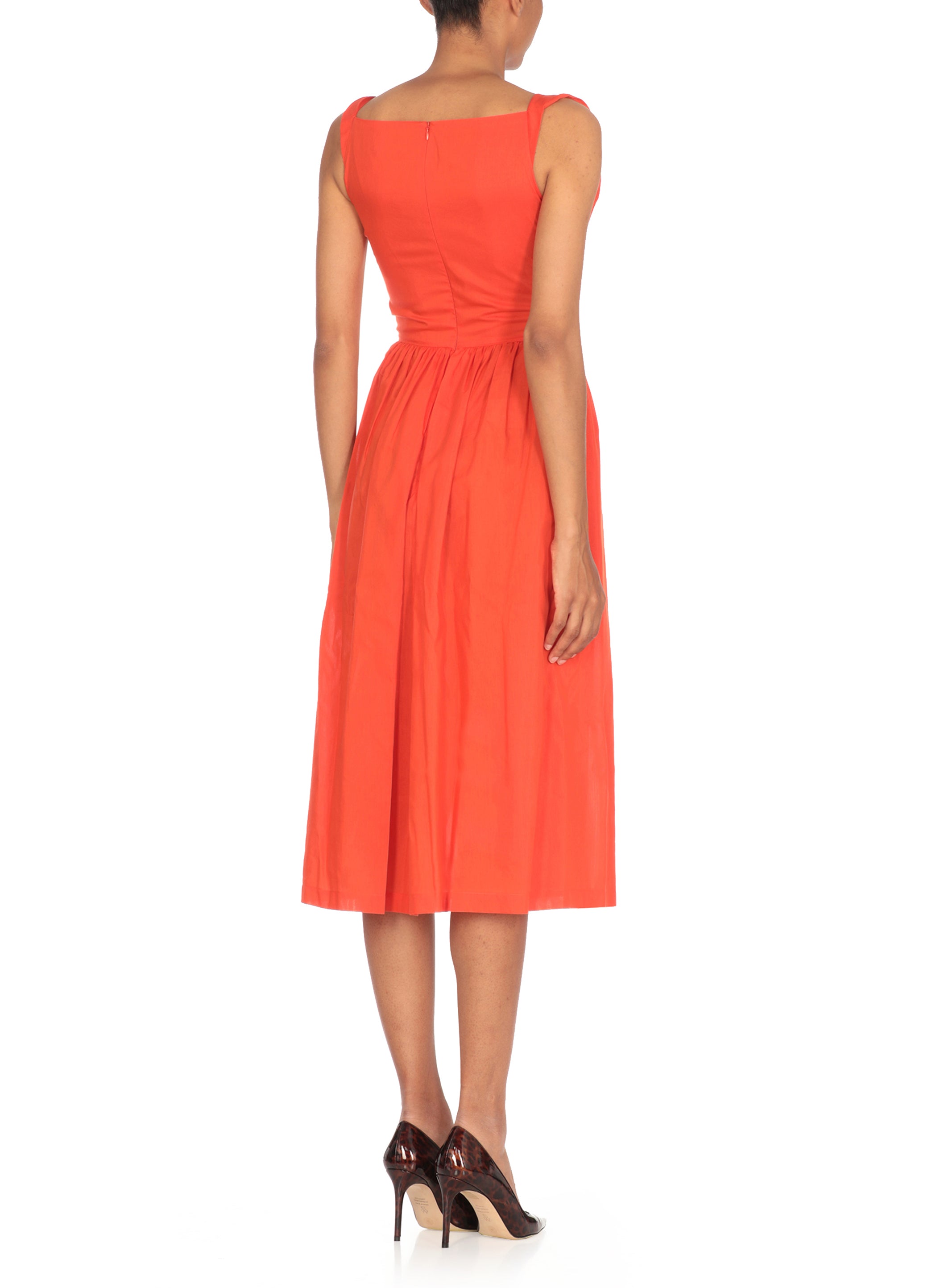 Vivienne Westwood Dresses Orange Cotton Silk