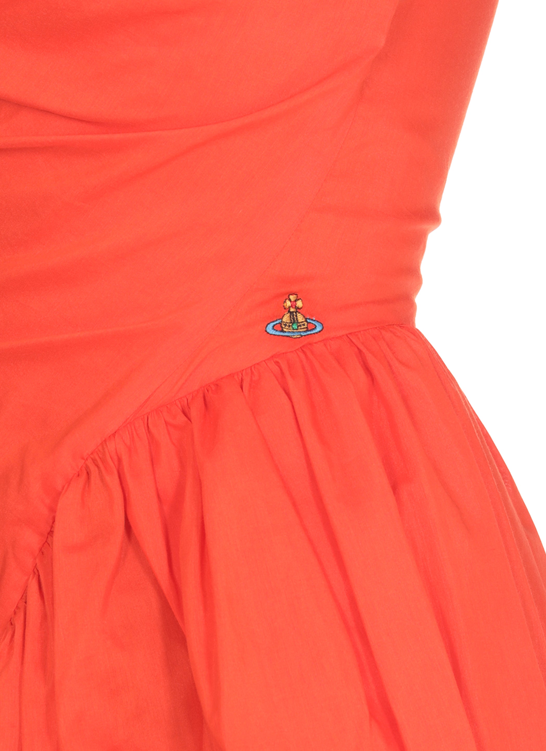 Vivienne Westwood Dresses Orange Cotton Silk
