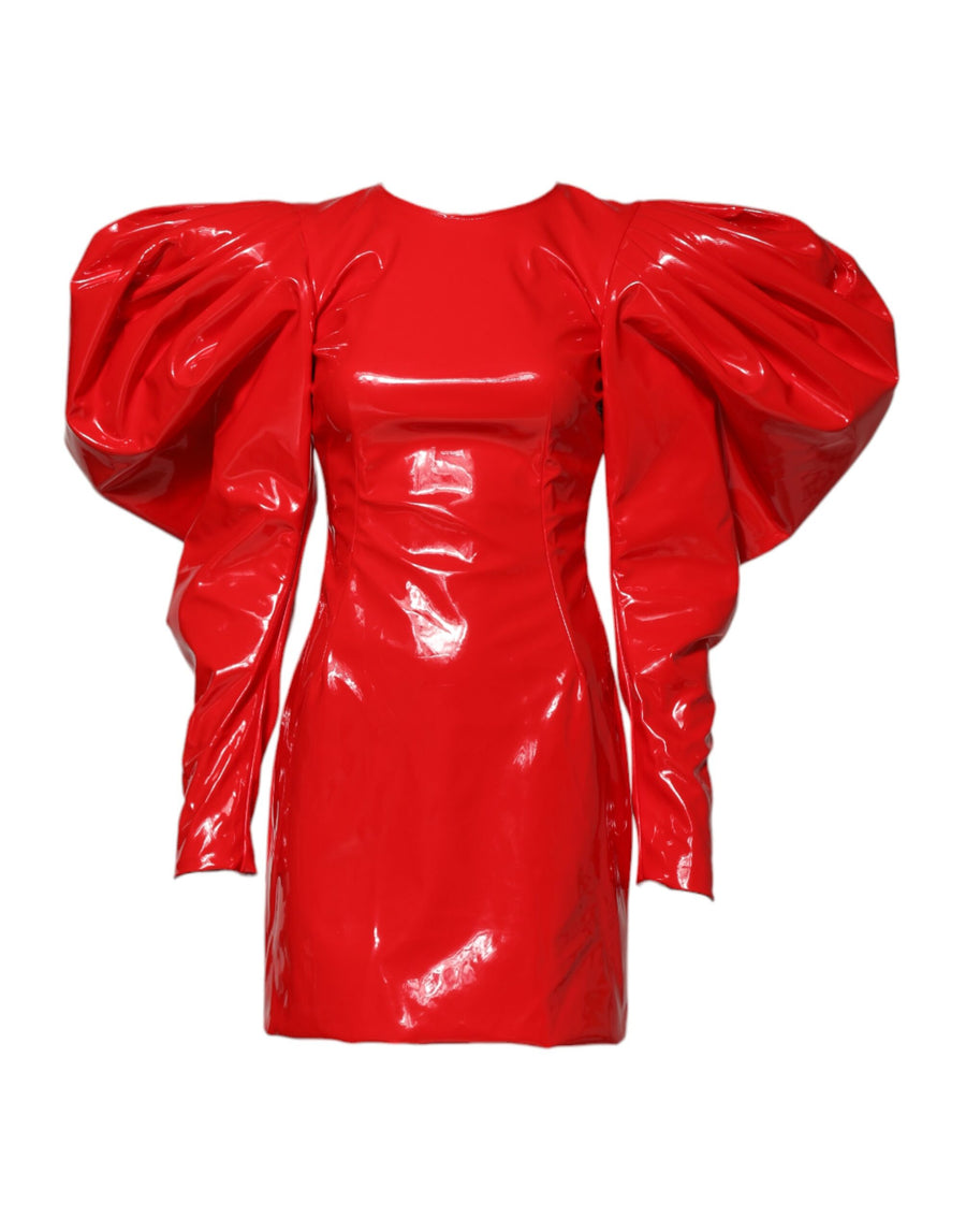 Dolce & Gabbana 56% Polyurethane dress in red