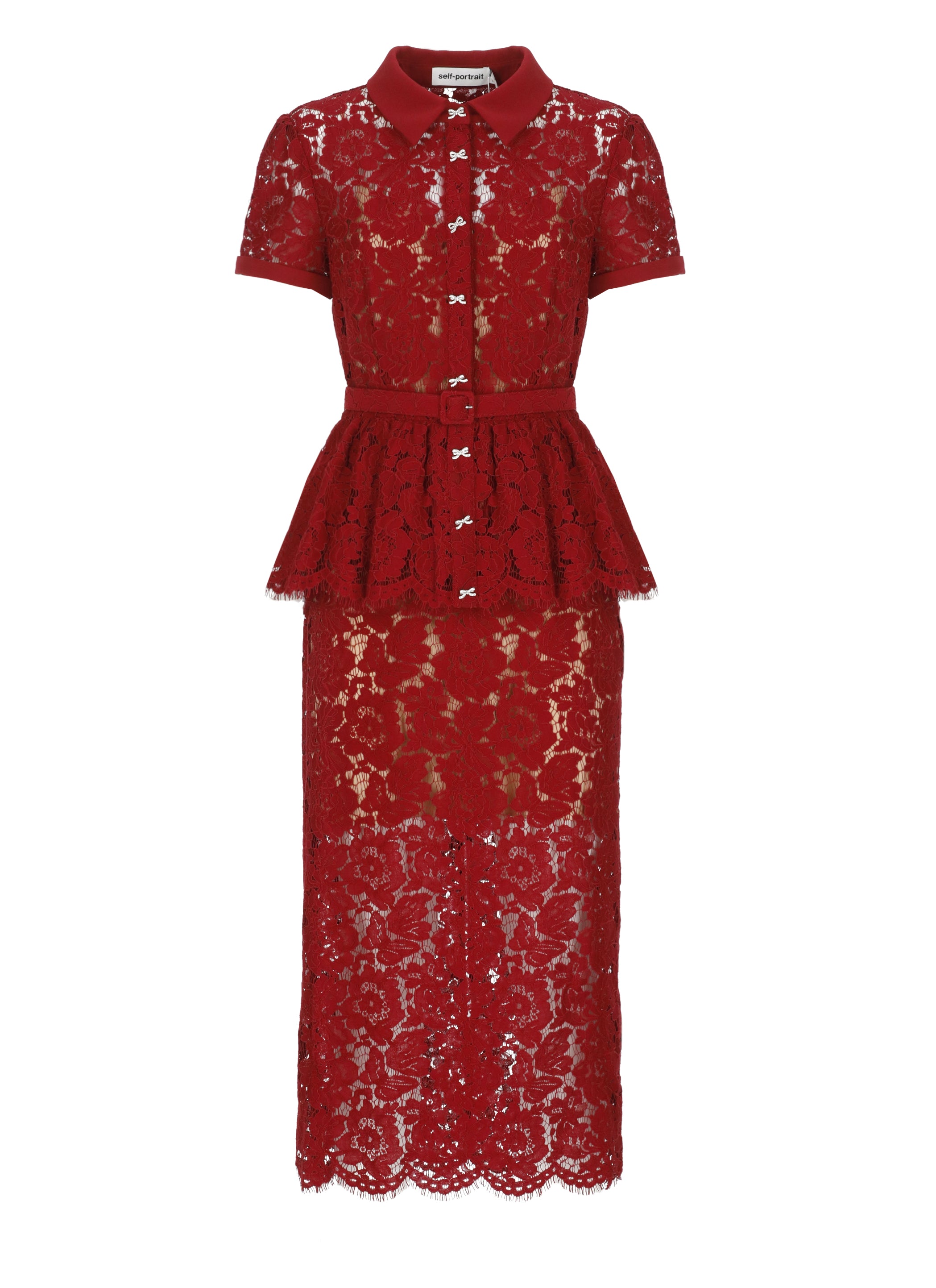 Self Portrait Dresses Bordeaux