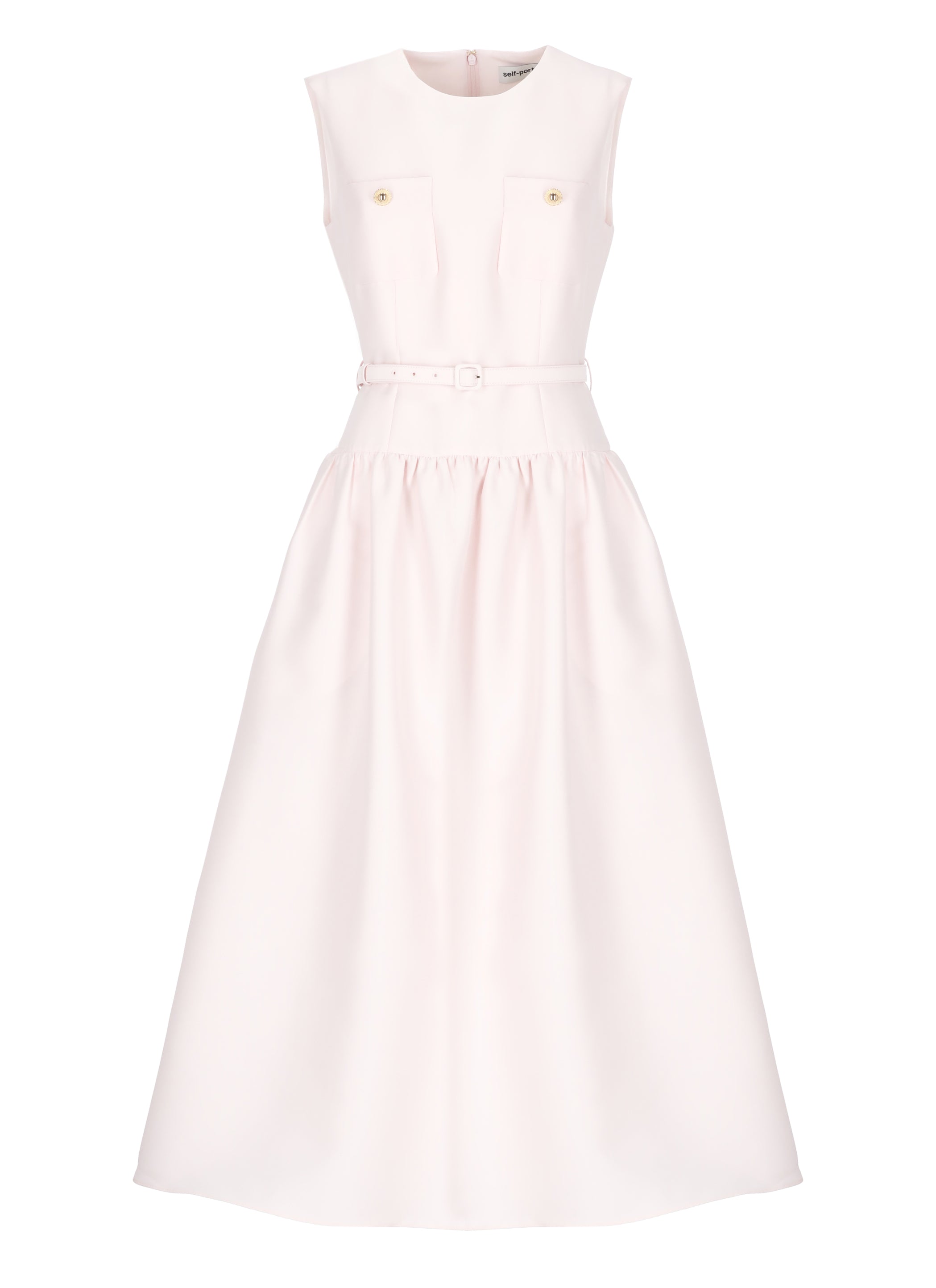 Self Portrait Dresses Pink Polyester Fabric 2