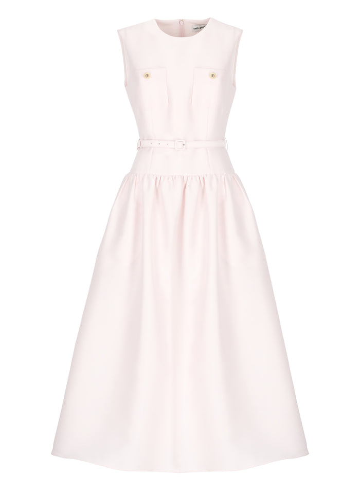 Self Portrait Dresses Pink Polyester Fabric 2
